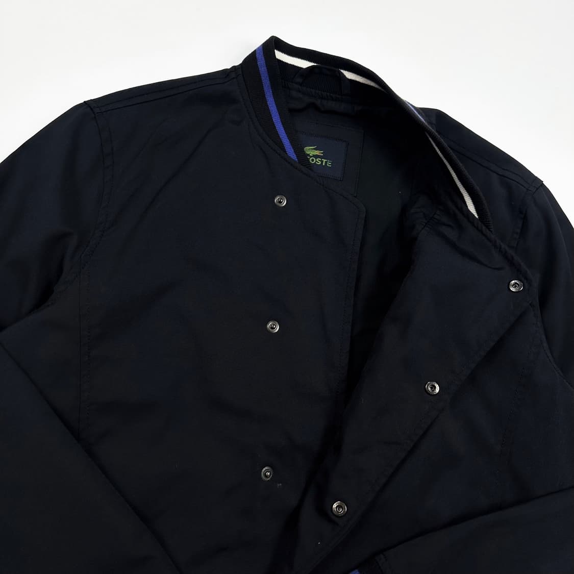 라코스테 크록 블랙 블루종 자켓 (M) 상품이미지4