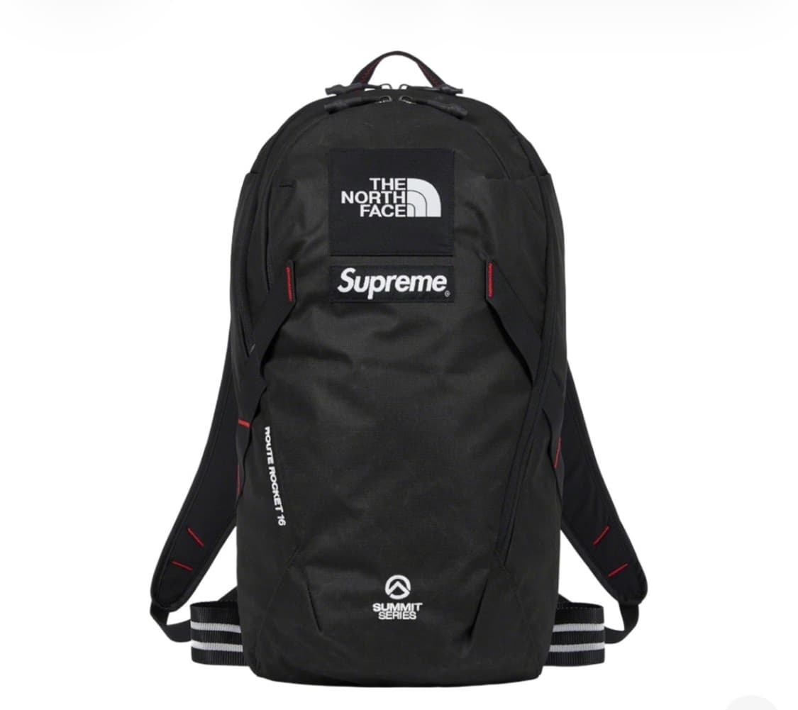 슈프림 x 노스페이스 서밋 시리즈 아우터 테이프 심 루트 로켓 백팩 블랙 상품이미지6