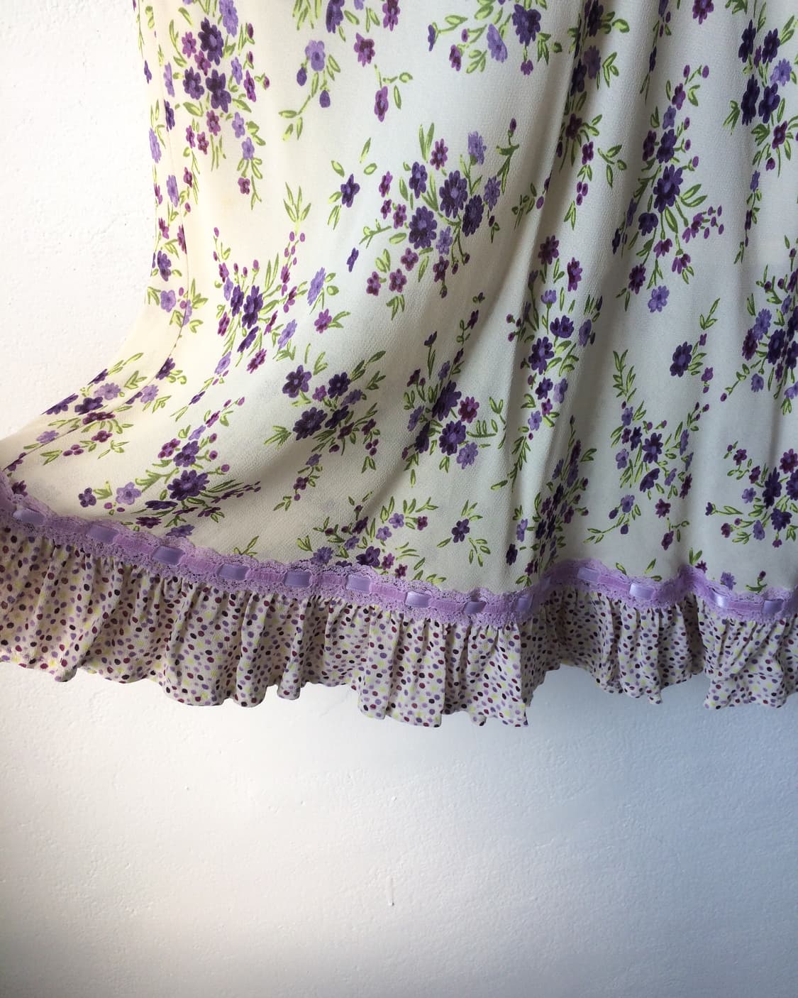 Flower pattern midi skirt 상품이미지3