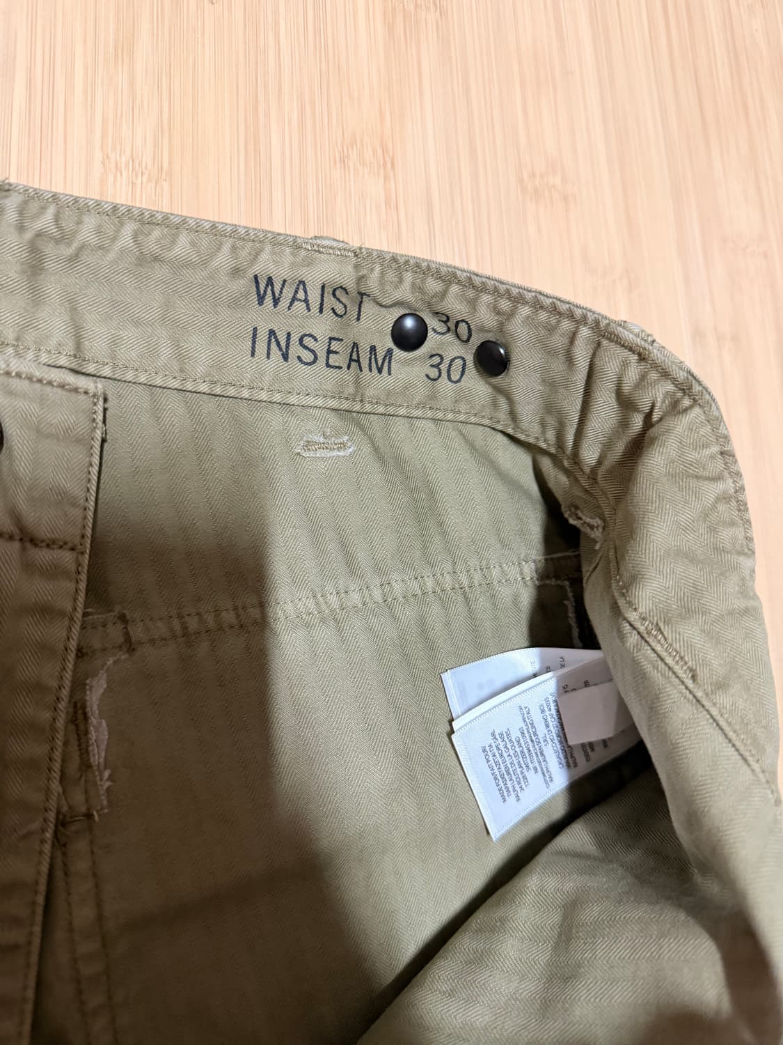 RRL 헤링본 유틸리티 퍼티그 팬츠 30*30 상품이미지3