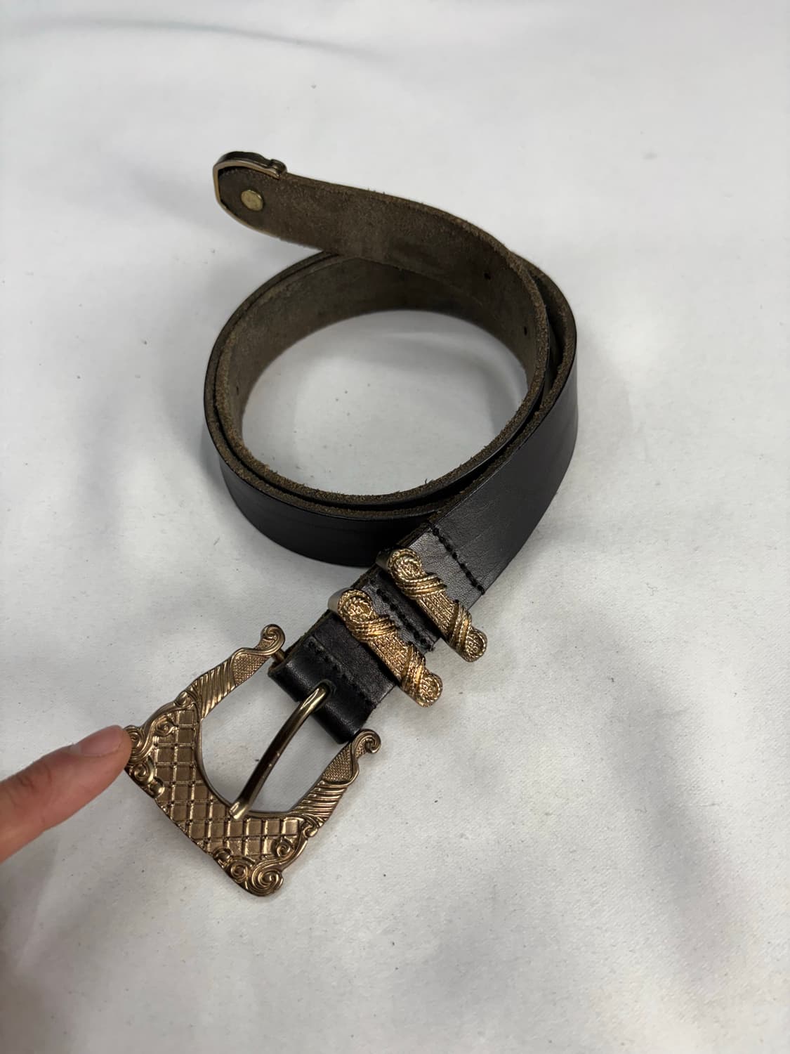 빈티지 웨스턴 콜드 버클 벨트 상품이미지1