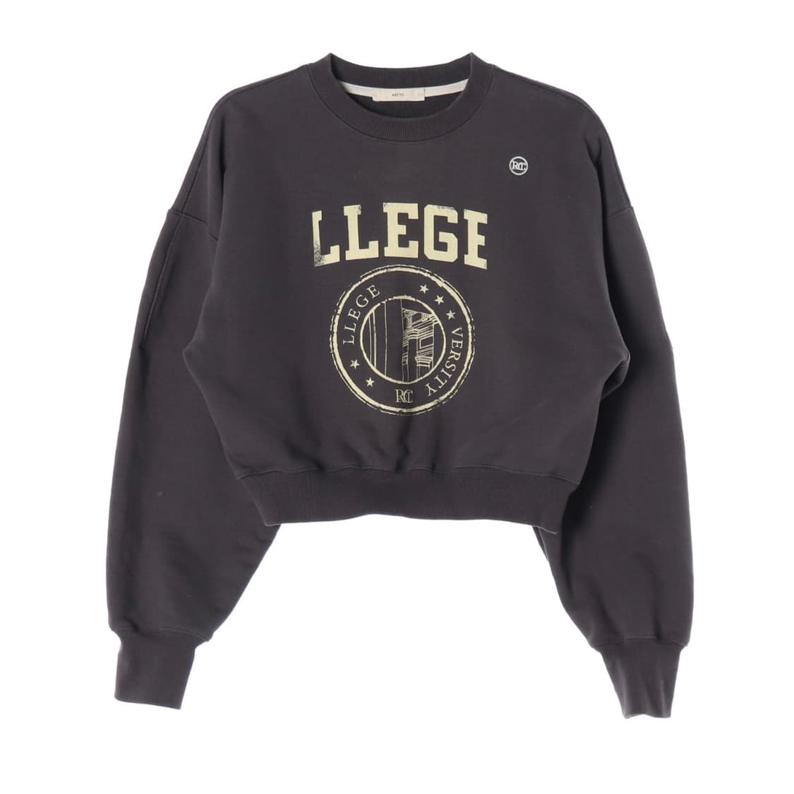 렉토 LLEGE 크롭 스웻셔츠 맨투맨 상품이미지1
