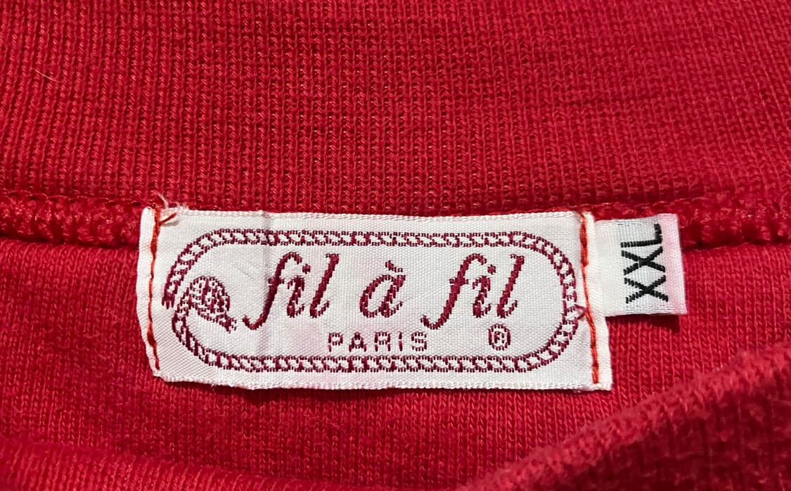 FIL A FIL PARIS 스노우보드베어 스웻셔츠 폴로 구제 빈티지 상품이미지4