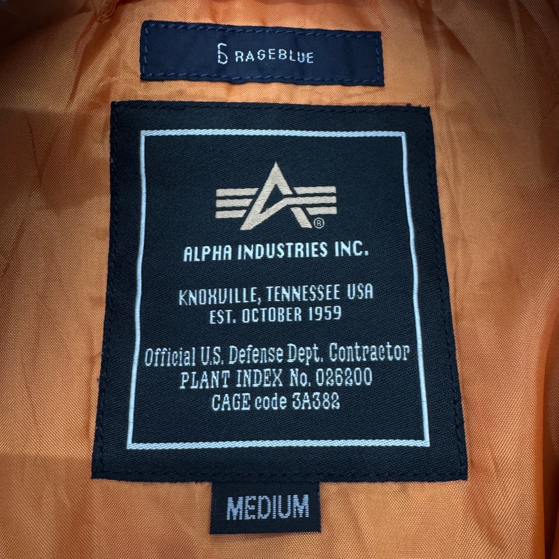 알파인더스트리 제팬 ma-1 항공 자켓 카키 상품이미지5