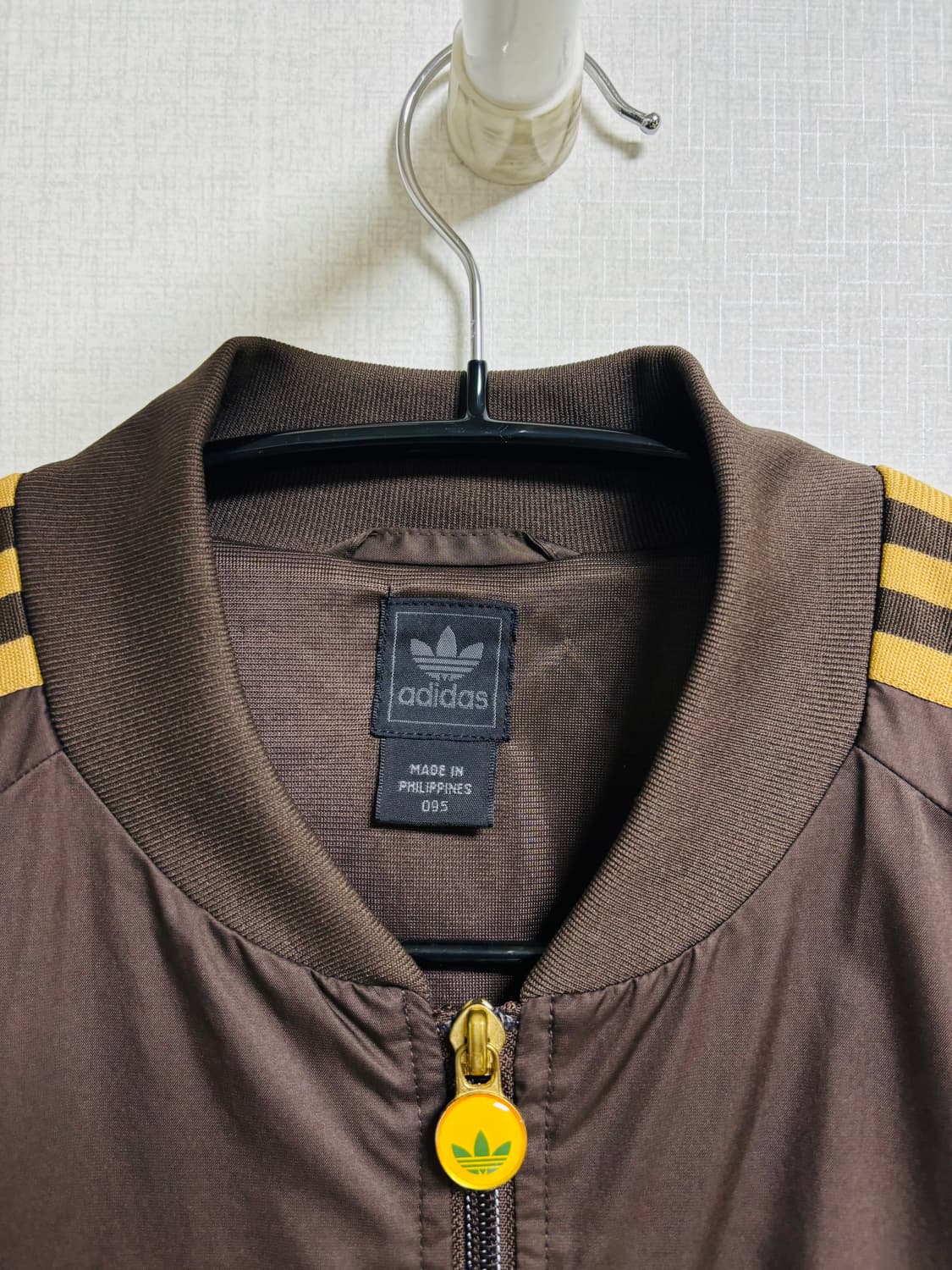 아디다스 Adidas 올드스쿨 브라운 골드라인 트랙 자켓 상품이미지2