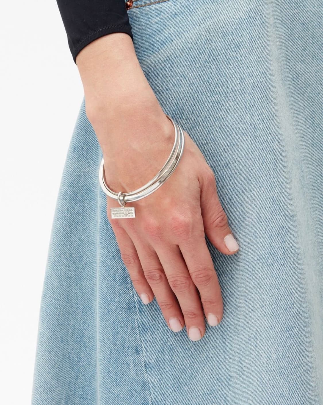 마르지엘라 MM6 Maison Margiela 넘버 로고 참 브레이슬릿  상품이미지5