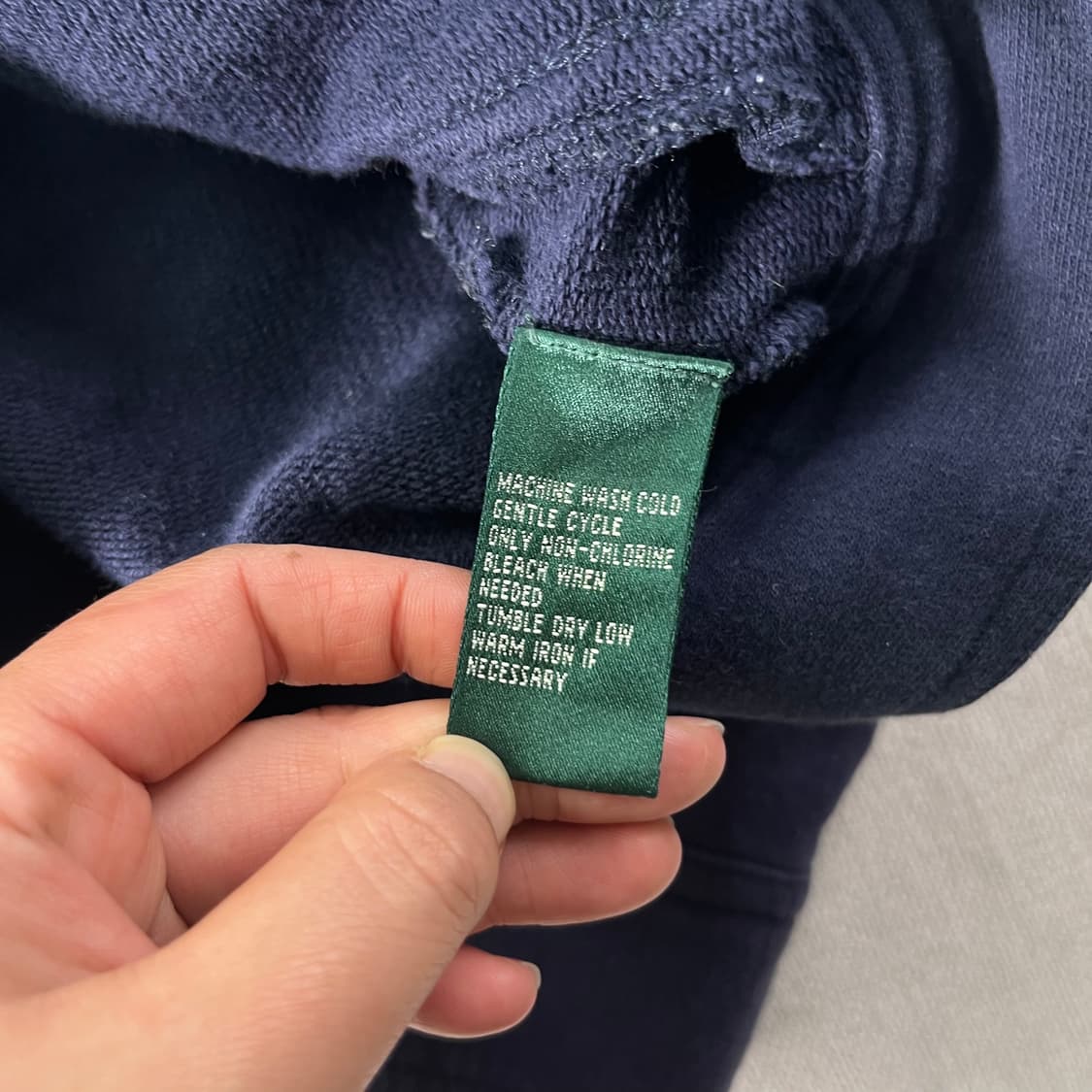 W 95 폴로랄프로렌 코튼 웨스턴 네이비 자켓 상품이미지6