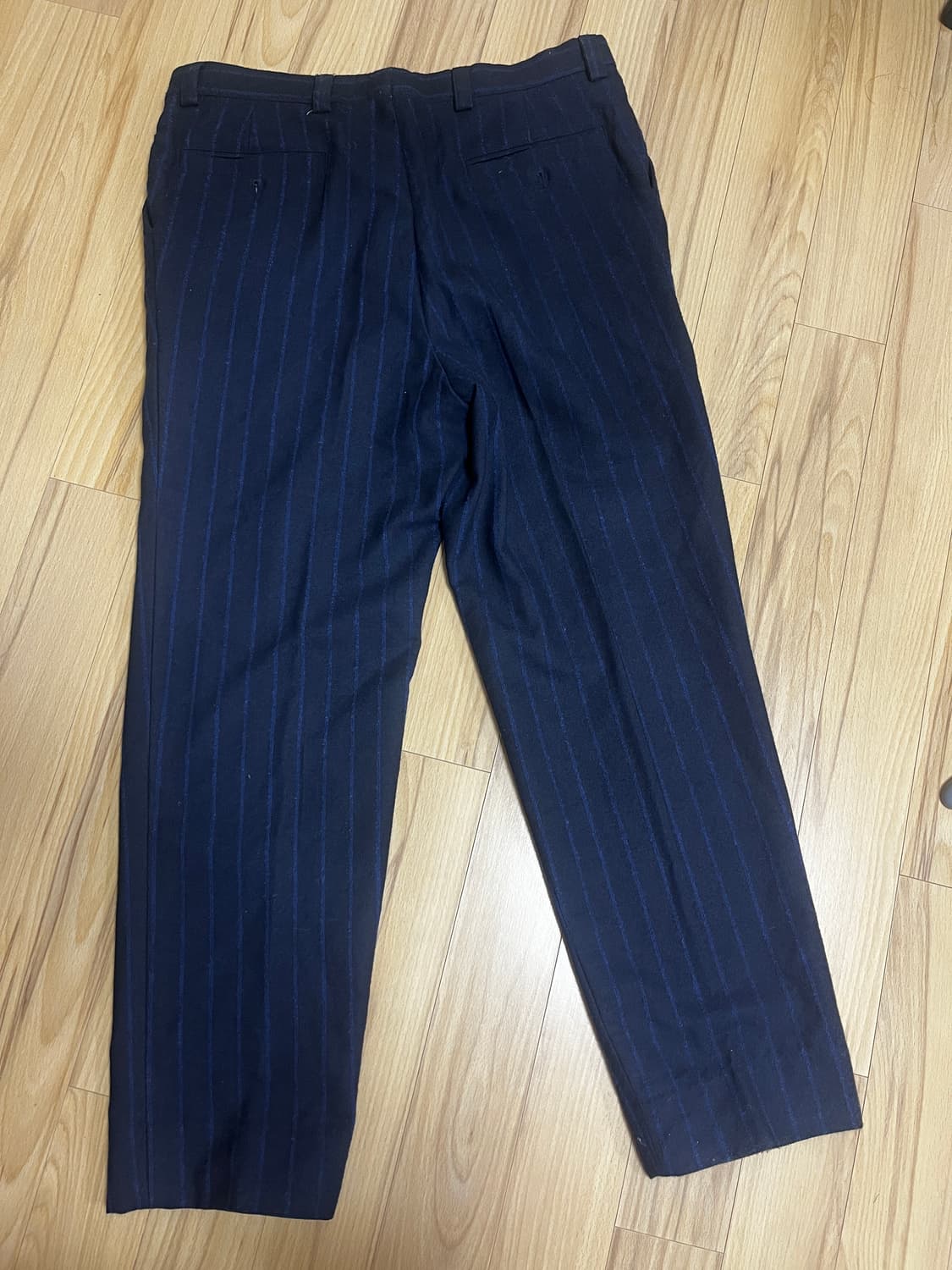 [34] Versus Versace 이태리 울 스트라이프 슬랙스 팬츠 상품이미지2