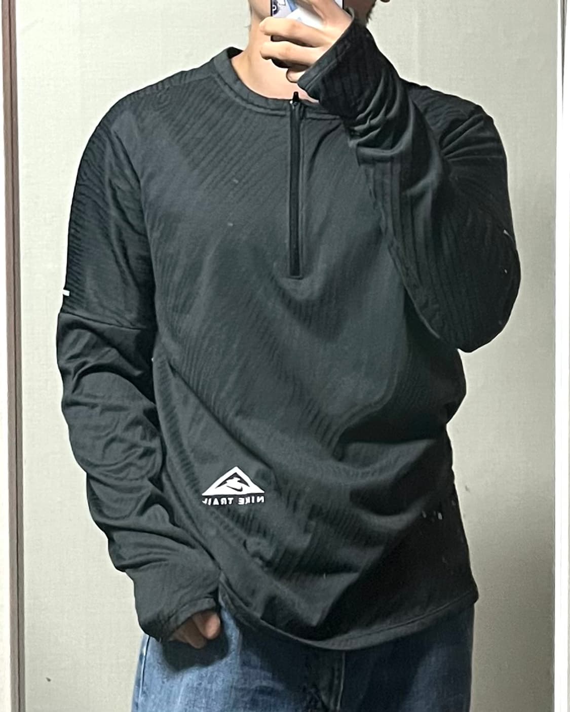 나이키 트레일 러닝 하프 집업티 상품이미지1