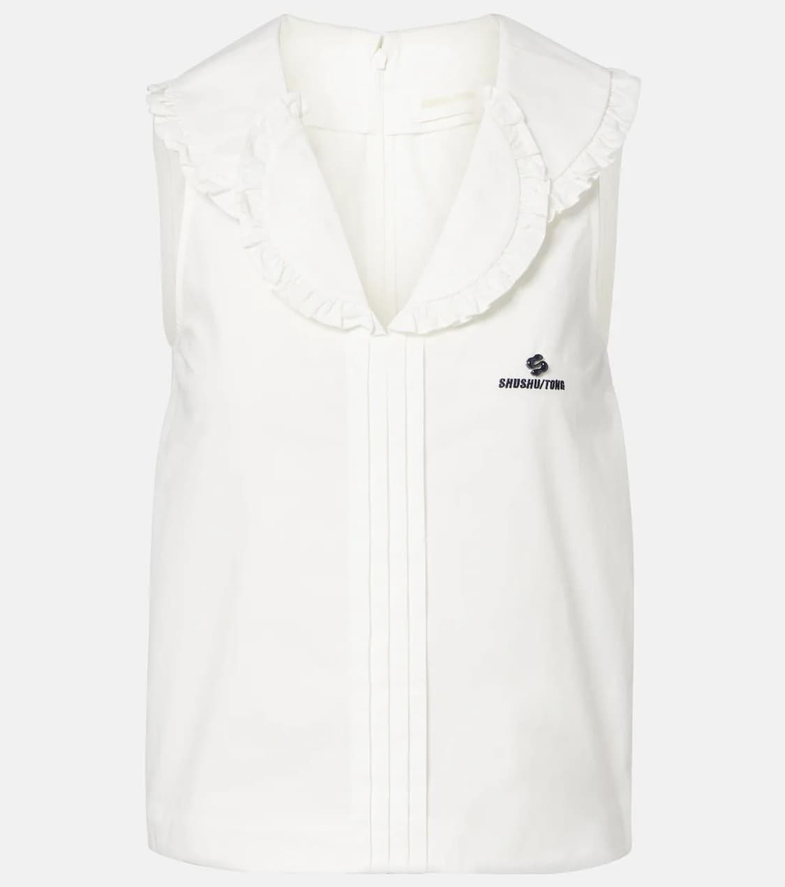 [8]슈슈통 Ruffled 코튼 탑 상품이미지6