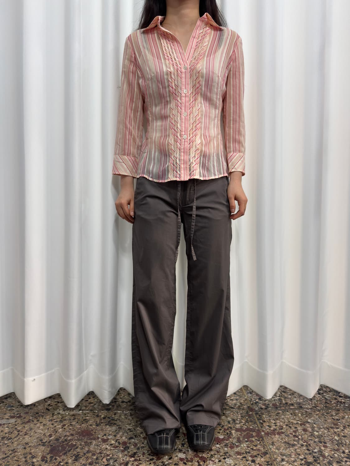 banana republic line slim shirt 상품이미지4