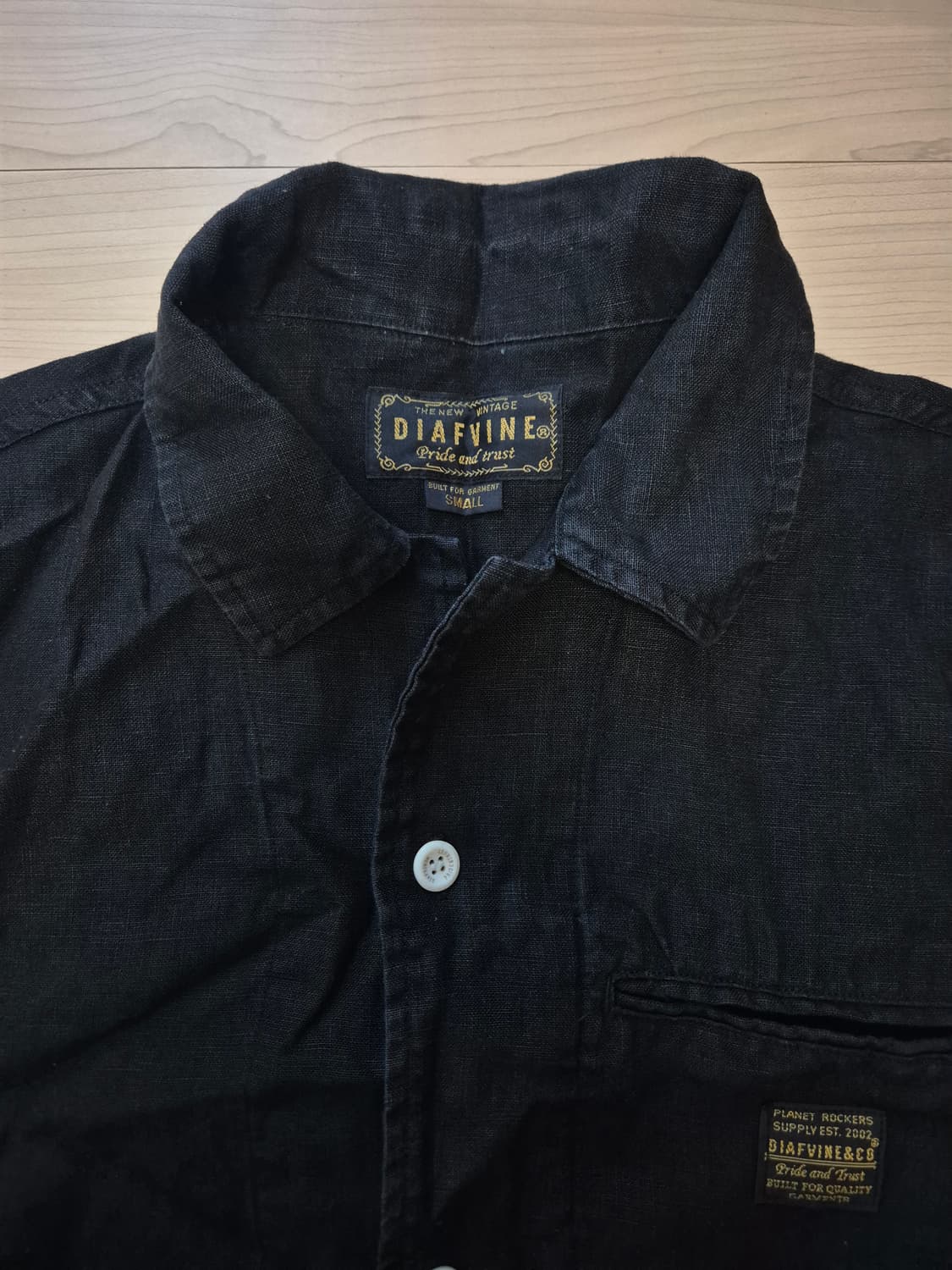 디아프바인 하와이안 자수 셔츠 3점 일괄 상품이미지5