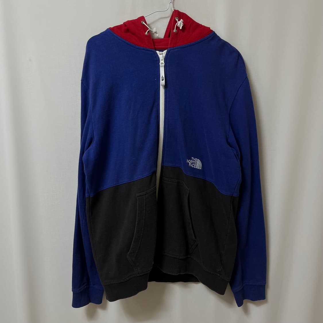 노스페이스 화이트라벨 오리지널 로고 배색 후드집업 L/100 상품이미지1