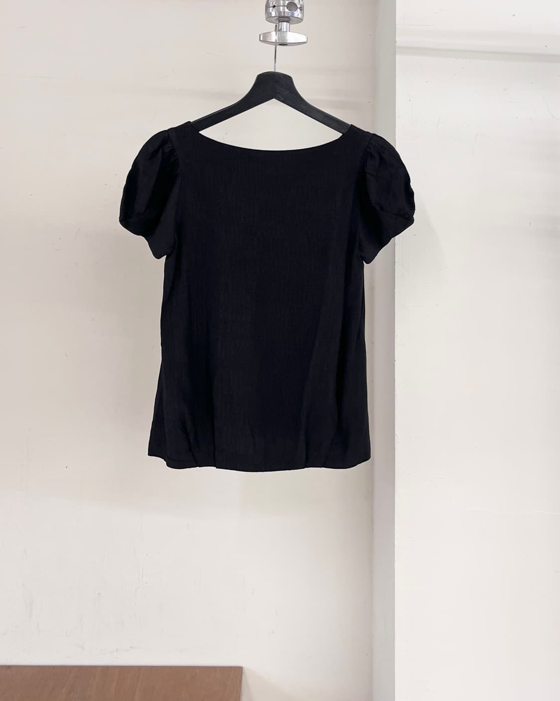 이자벨 마랑 블랙 셔링 비스코스 하프티 상품이미지6