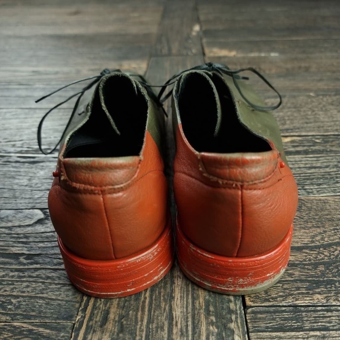 [디젤] 힐컵 포인트 레더 더비 슈즈 브라운 P01570 상품이미지5