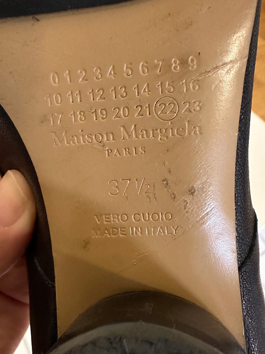 메종 마르지엘라 타비 발레리나 펌프스 37.5 블랙 상품이미지9