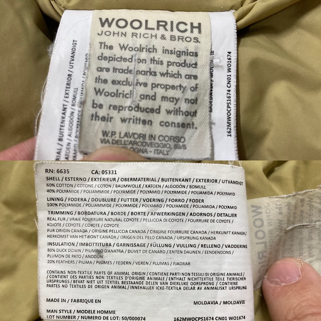 (거의새것)울리치 아크틱 덕다운 패딩 100-105 상품이미지8