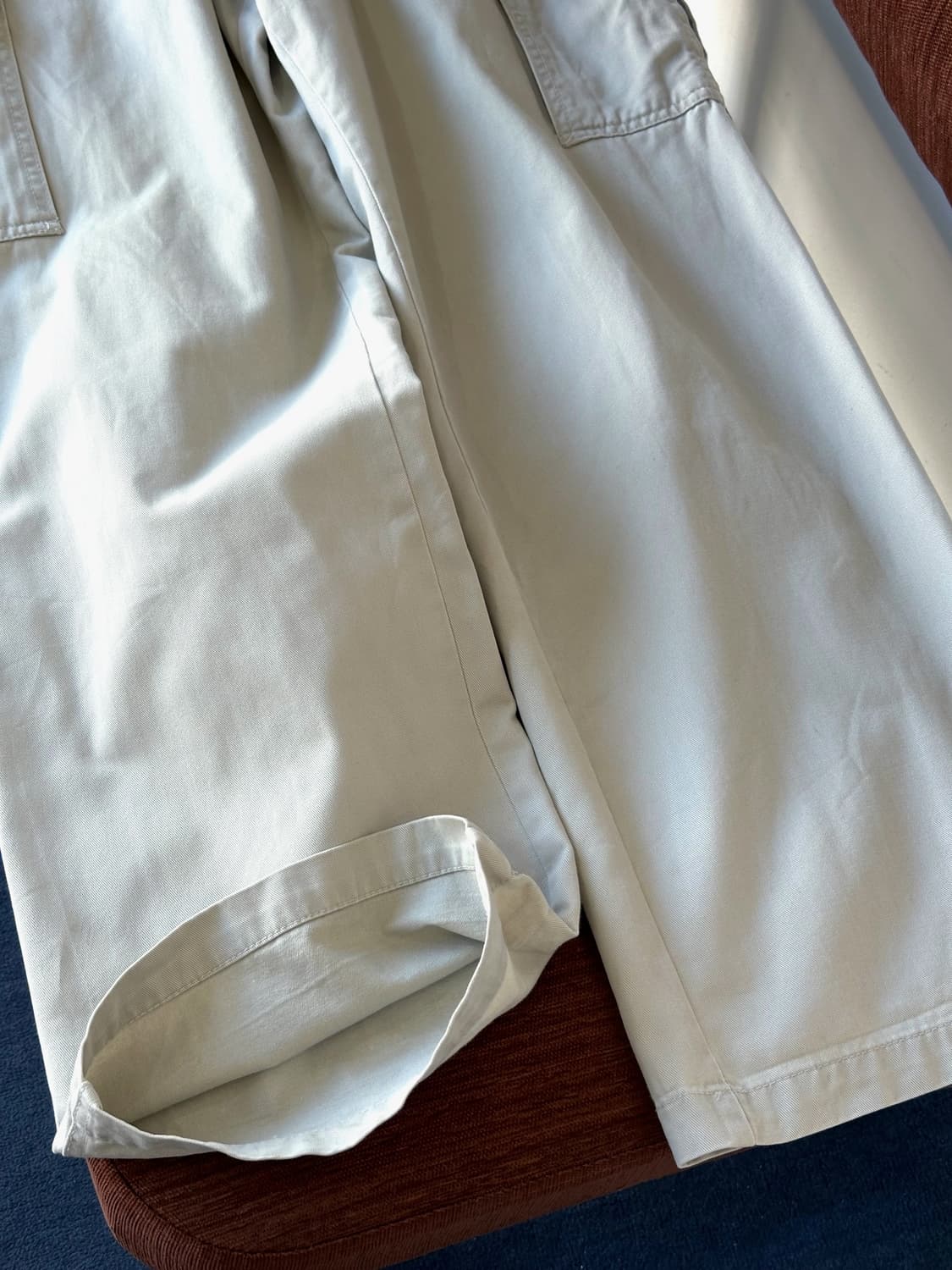 Cotton twill wide cargo pants 상품이미지9