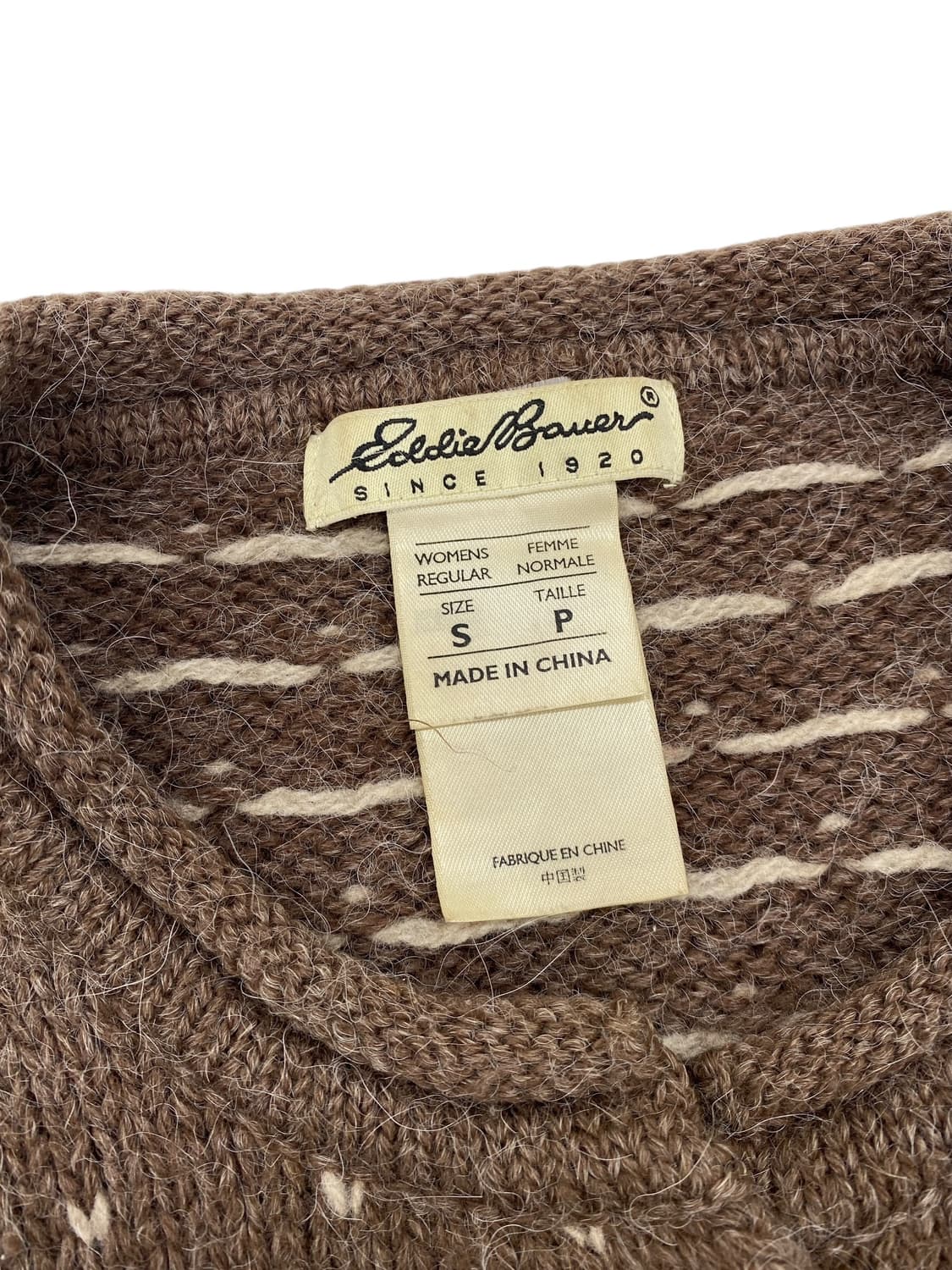 90‘s 에디바우어 울/알파카 롤넥 가디건 상품이미지7