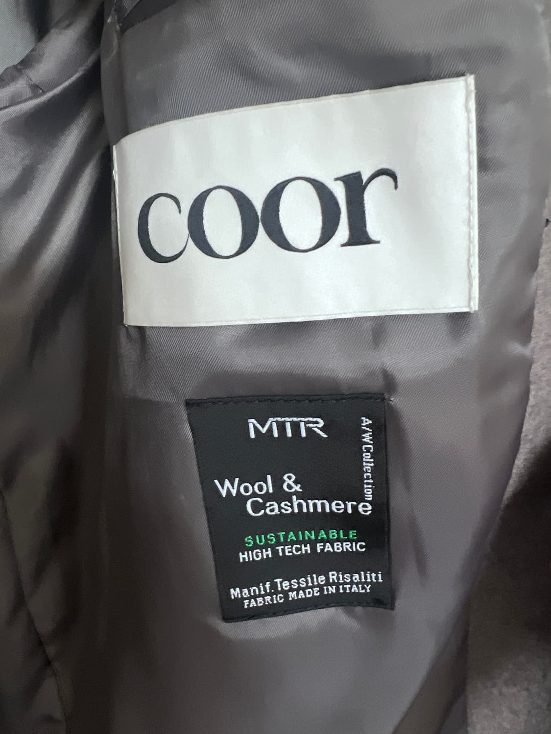 쿠어 MTR 발마칸 코트 (멜란지토프) 상품이미지4