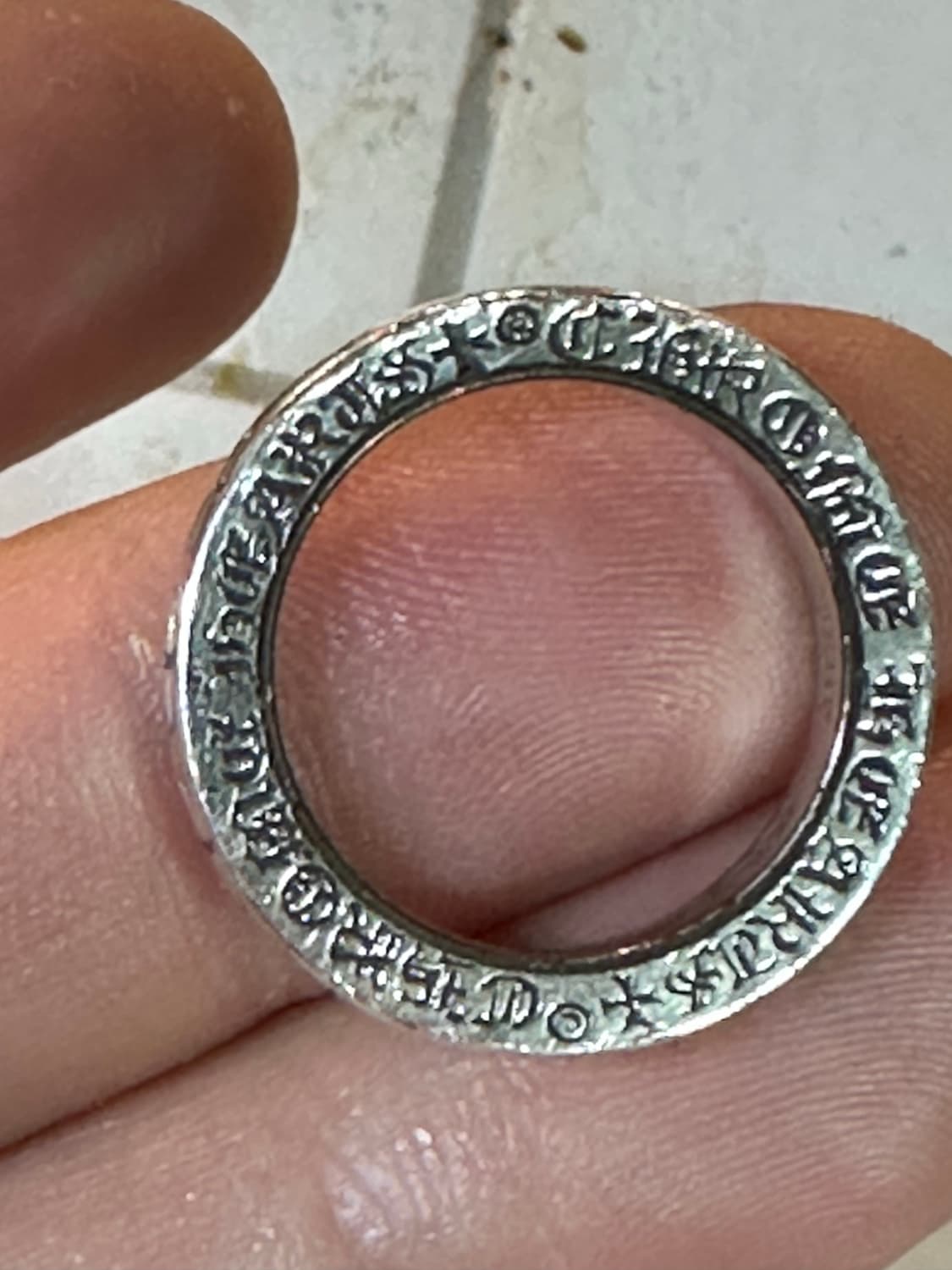 크롬하츠 퍽유링 13.5호 3mm 상품이미지6