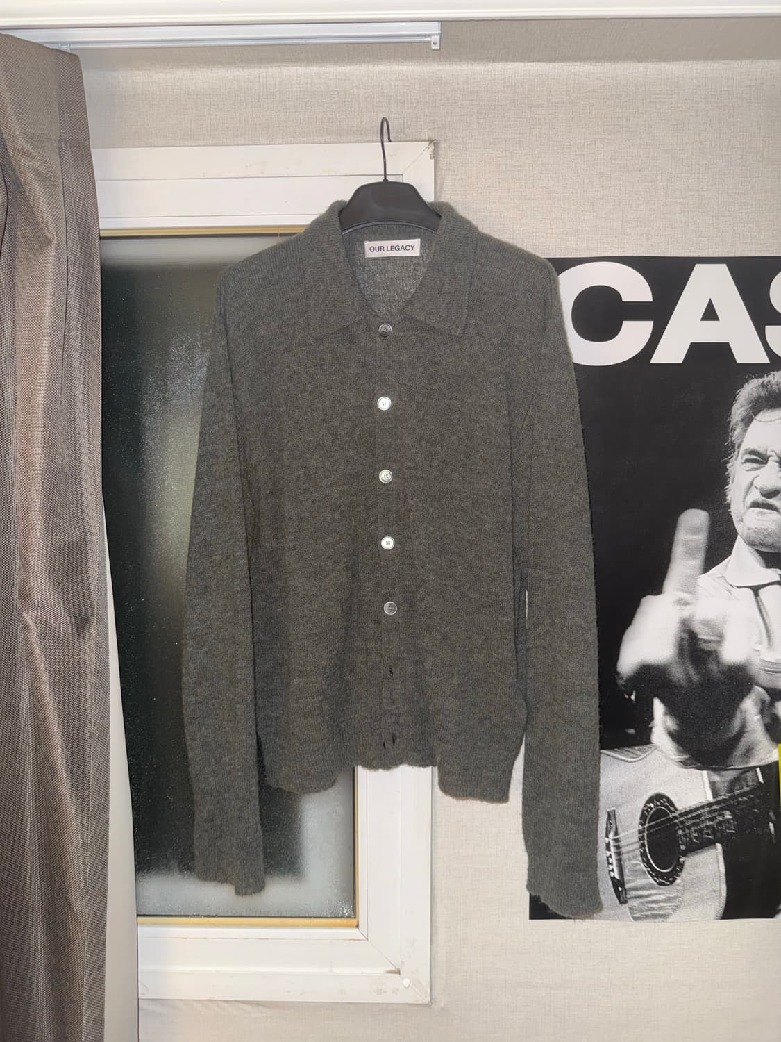 50) 25FW 아워레가시 이브닝 가디건 ourlegacy 모스그린 상품이미지4