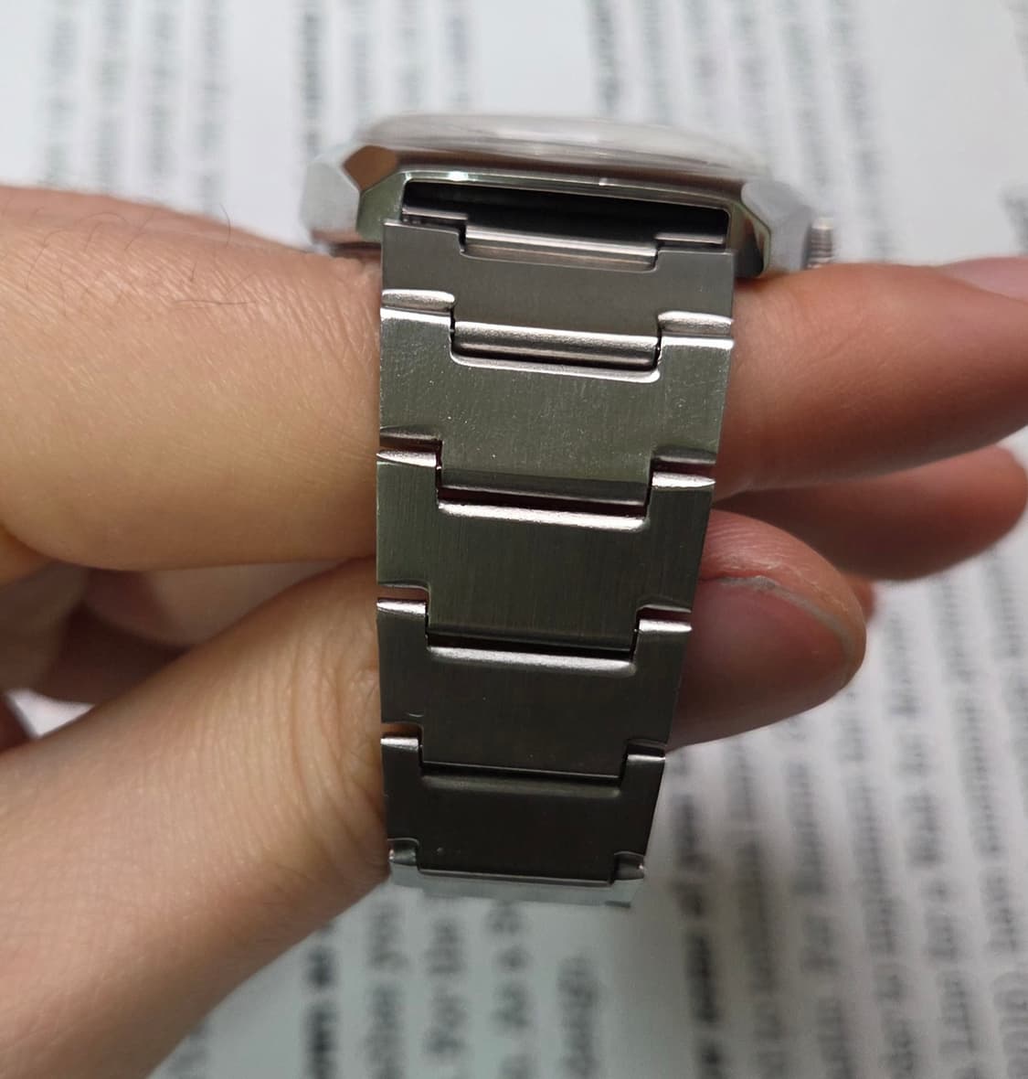 레어] 빈티지 애니카(Enicar) 데이데이트 실버판 오렌지초침 오토매틱 상품이미지7