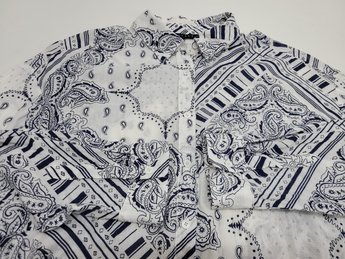 SISLEY 시슬리 면 레이온 블라우스 셔츠 / 여 91 (44) 화이트 상품이미지4