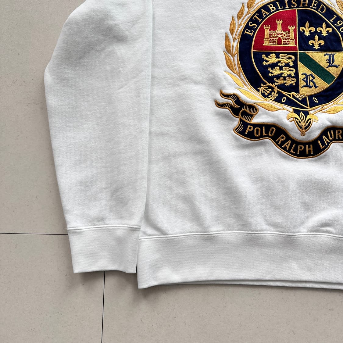 19년 폴로 랄프로렌 크레스트 자수 맨투맨 L  상품이미지4