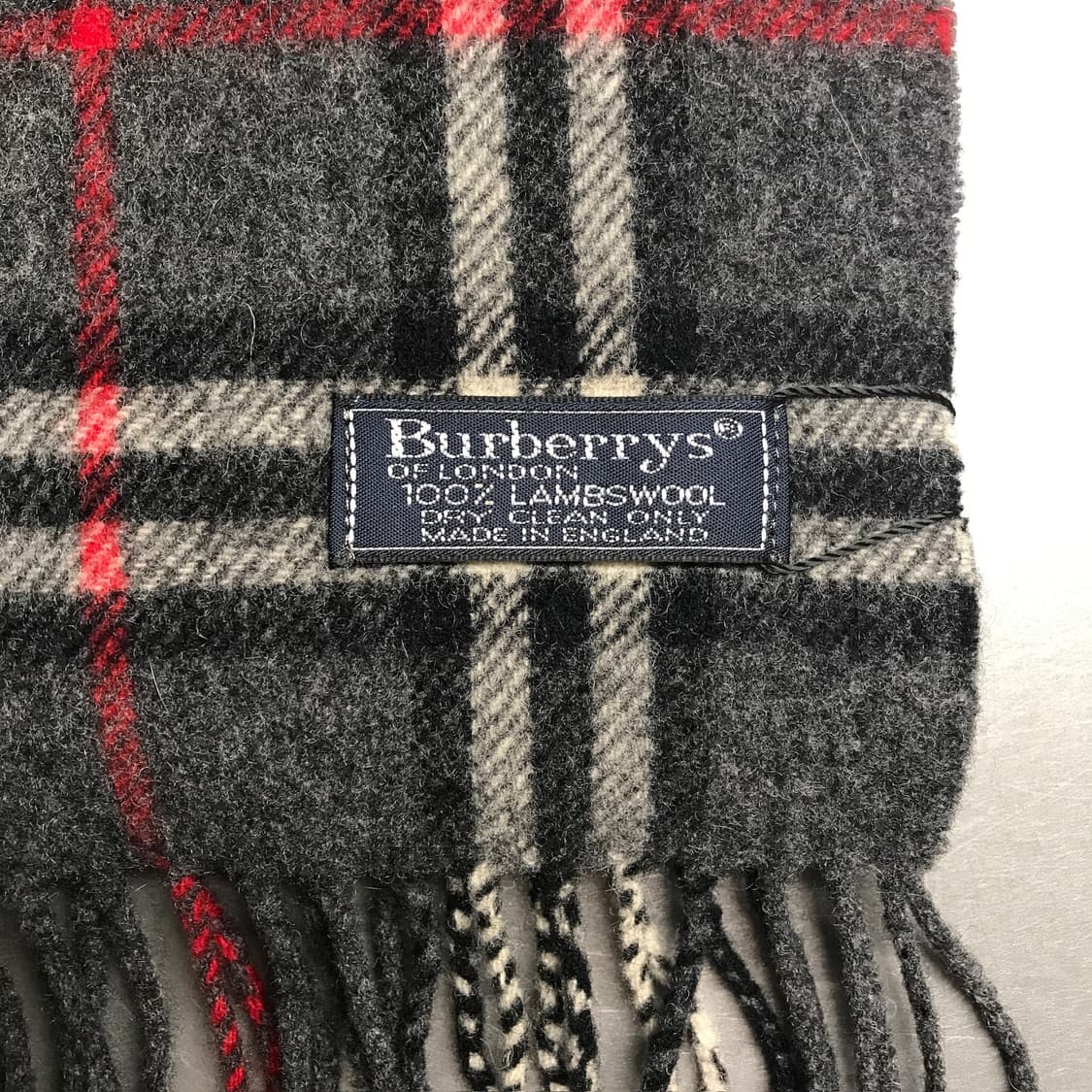 버버리 정품 램스울 머플러 차콜 상품이미지4