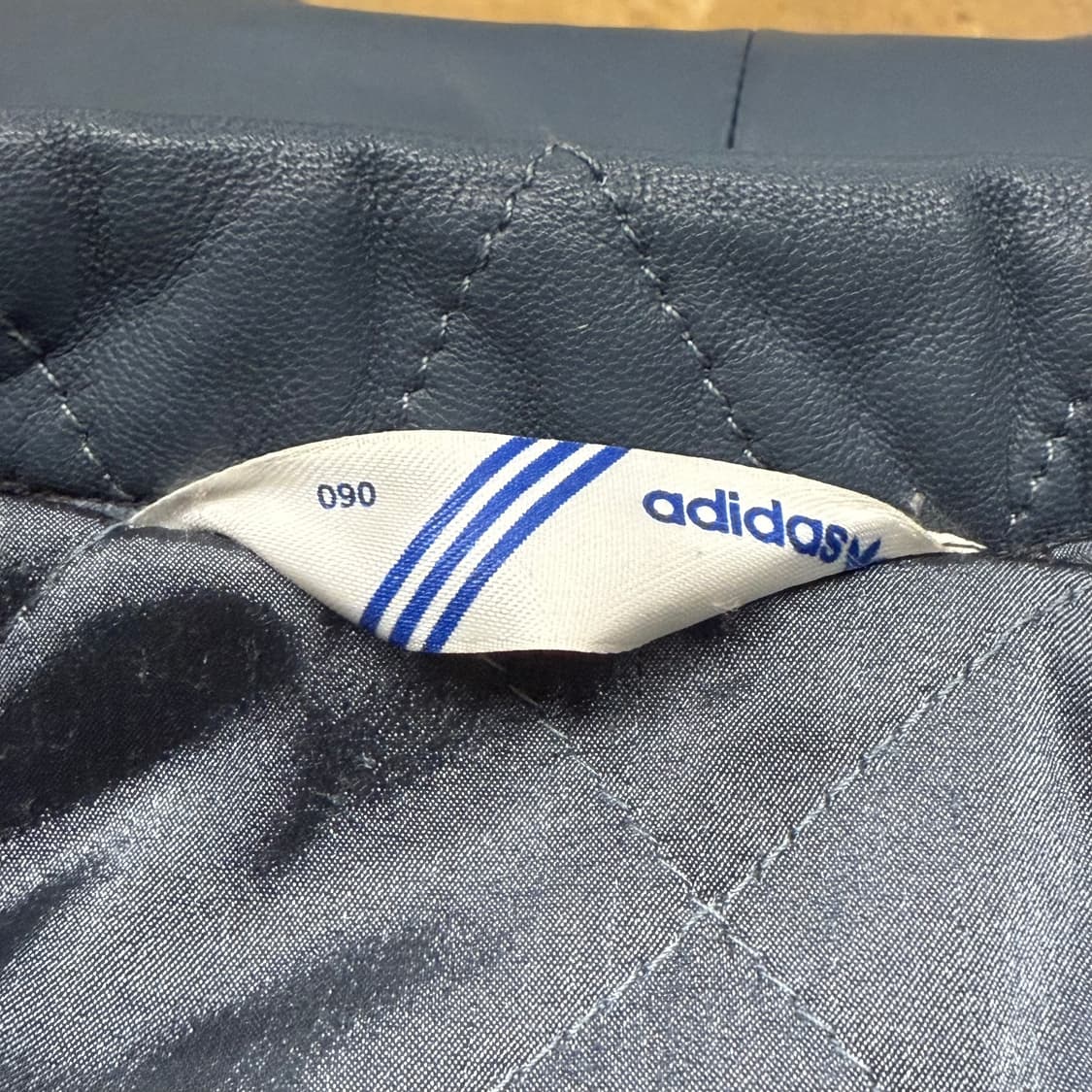 아디다스 차콜 그레이 털카라 자켓 90 상품이미지5