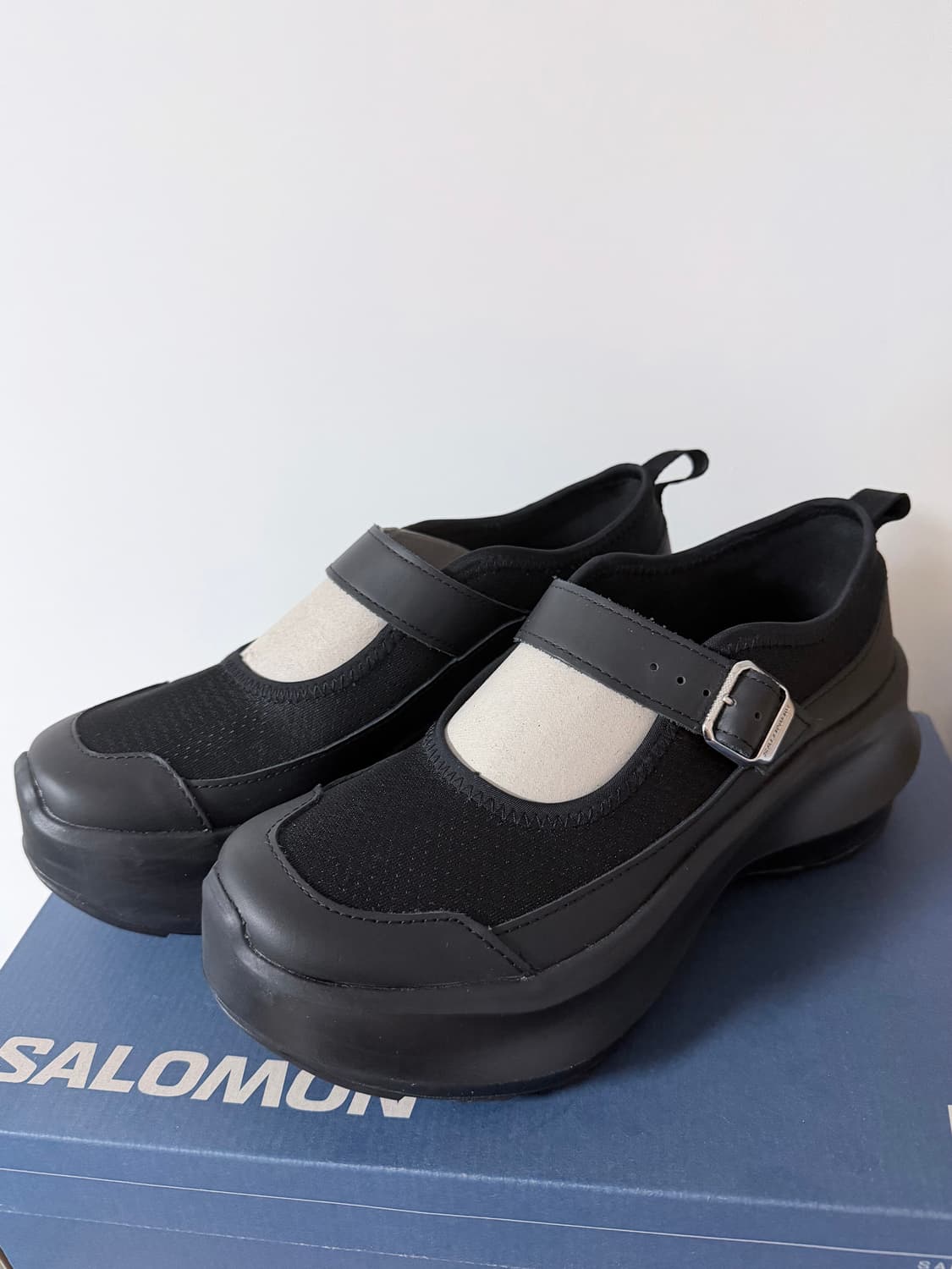 살로몬 x 꼼데가르송 RX 메리제인 플랫폼 블랙 CDG SALOMON 상품이미지1