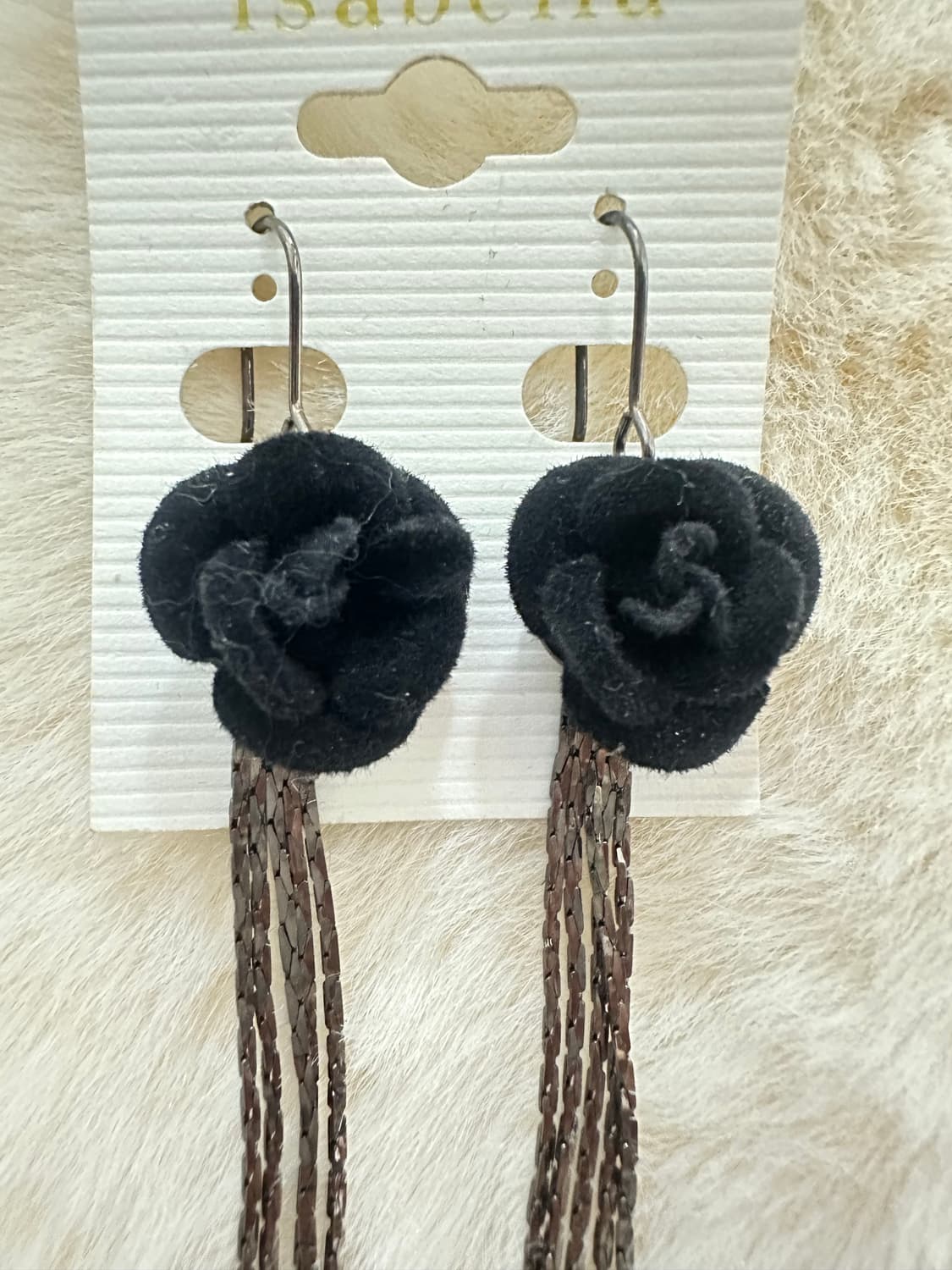 고스펑크 장미 귀걸이 상품이미지2