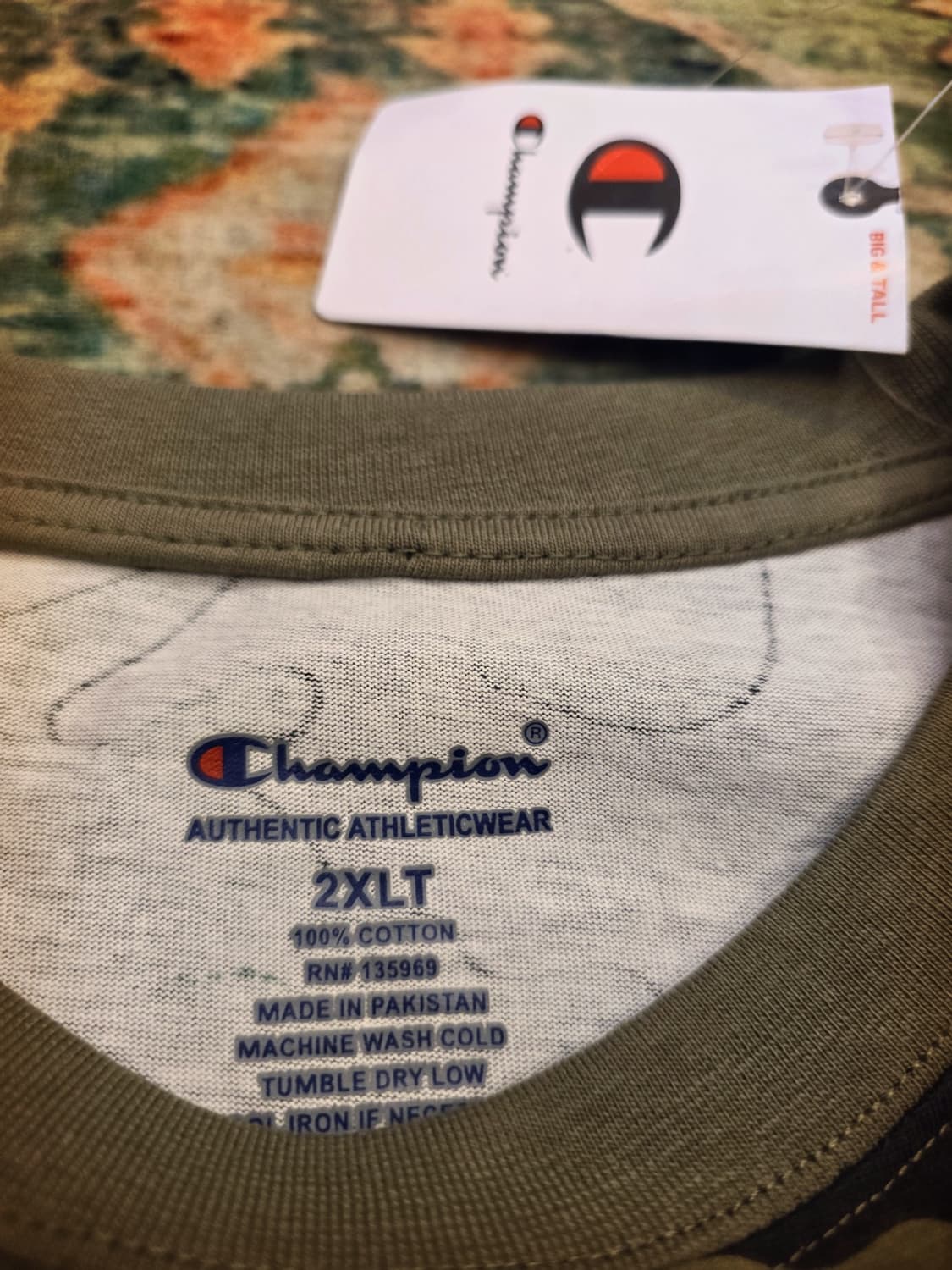 챔피온 Champion USA카모플라쥬 패턴 반팔 티셔츠 상품이미지4