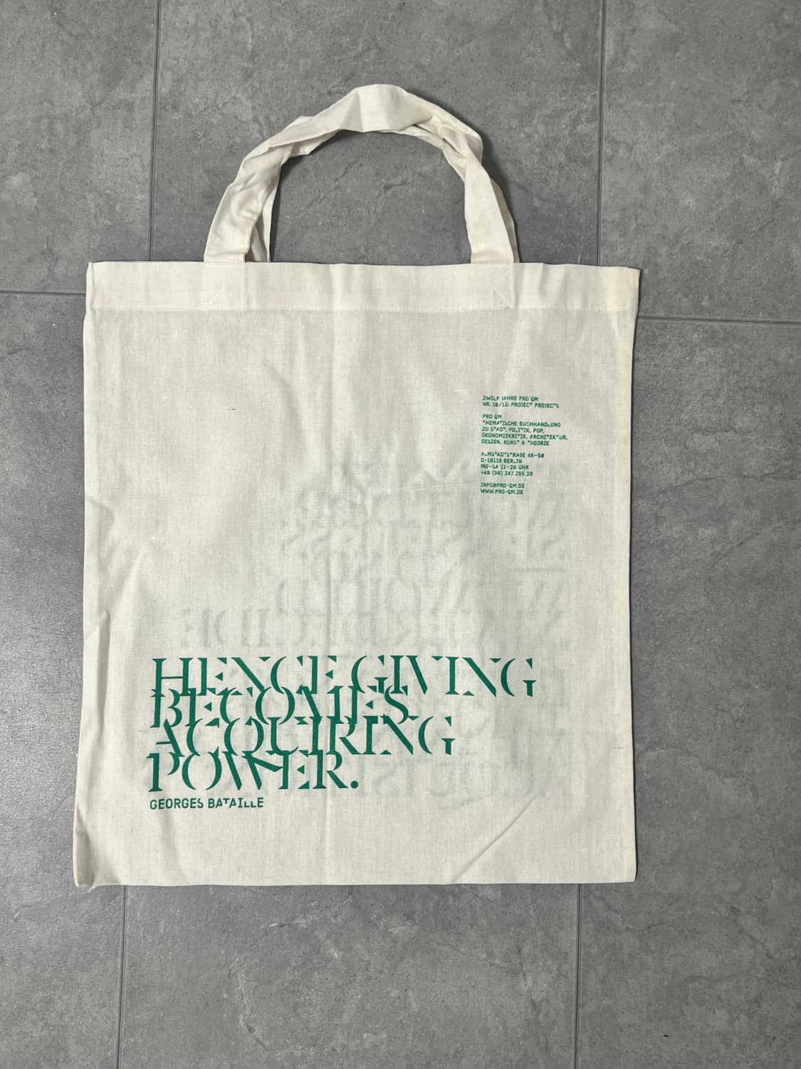 독일 서점 Pro qm 개점 10주년 기념 콜라보레이션 토트백 상품이미지6