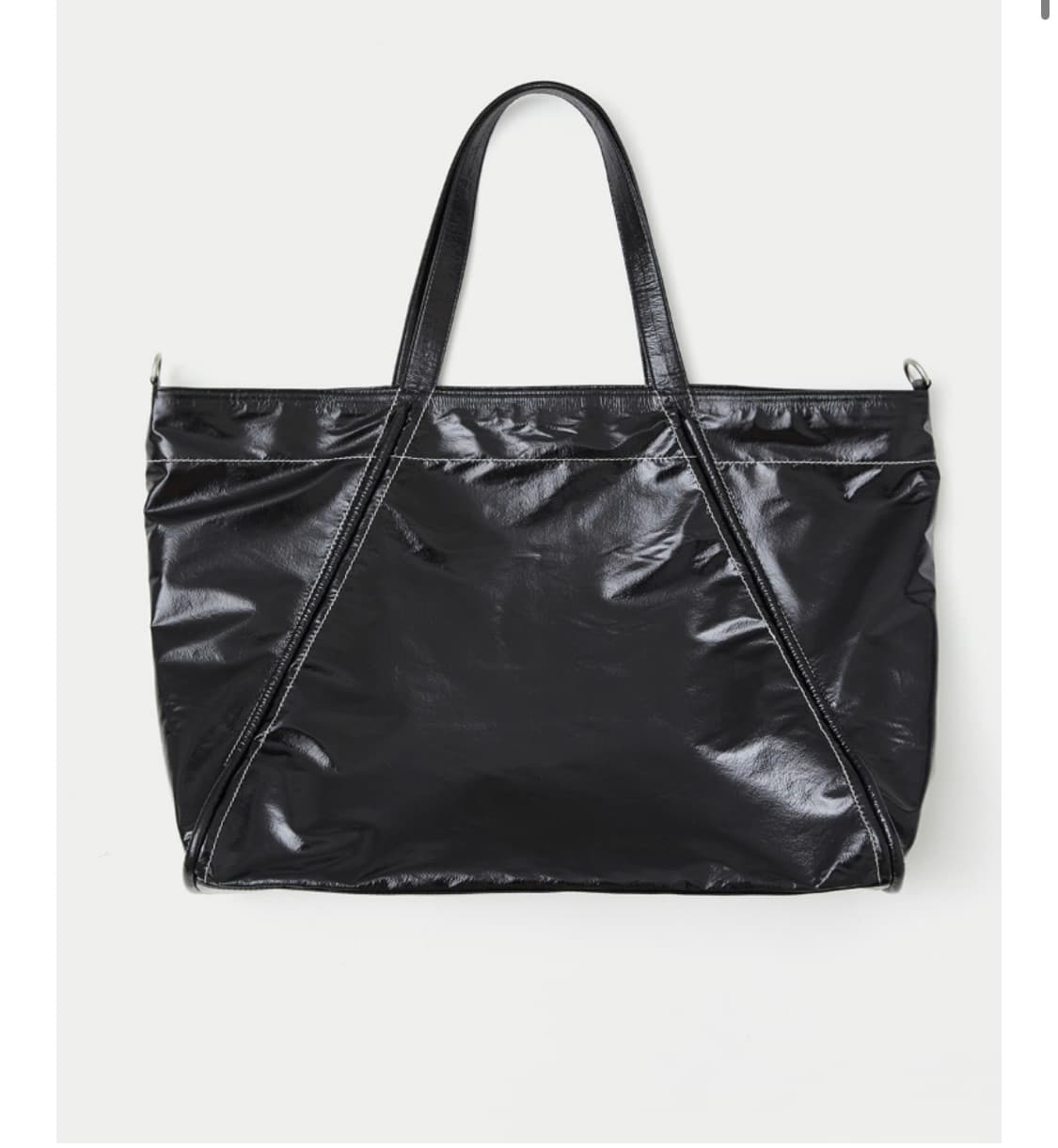 마뗑킴 빅 코팅 토트백 블랙 상품이미지6