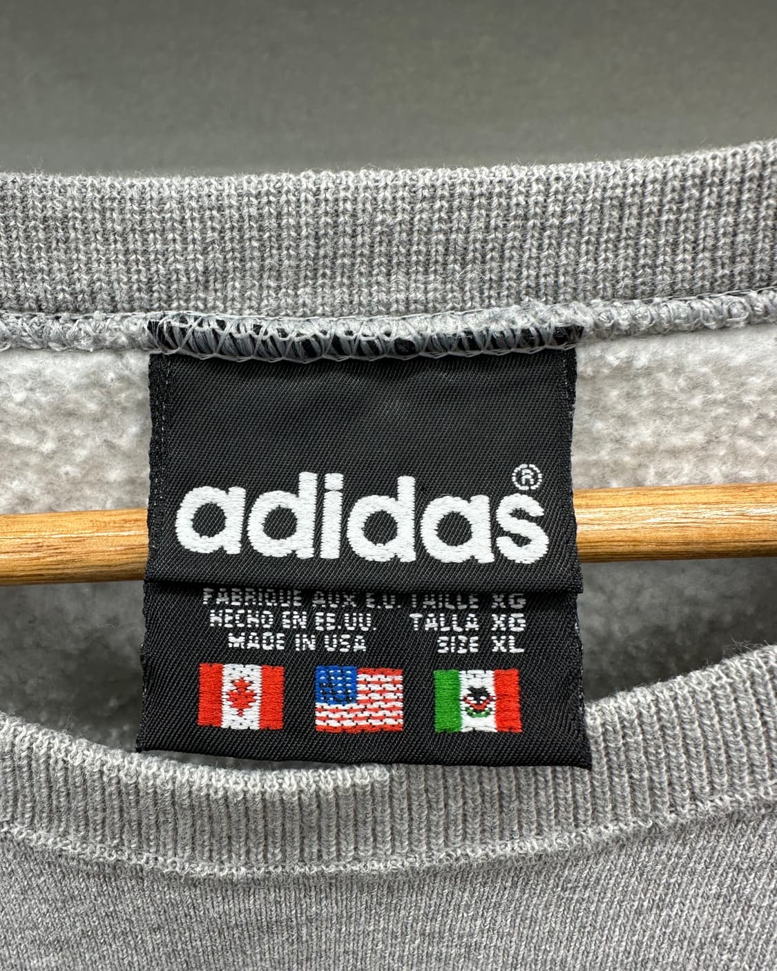 (XL)80~90'S 아디다스 USA 후드-M1558 상품이미지4