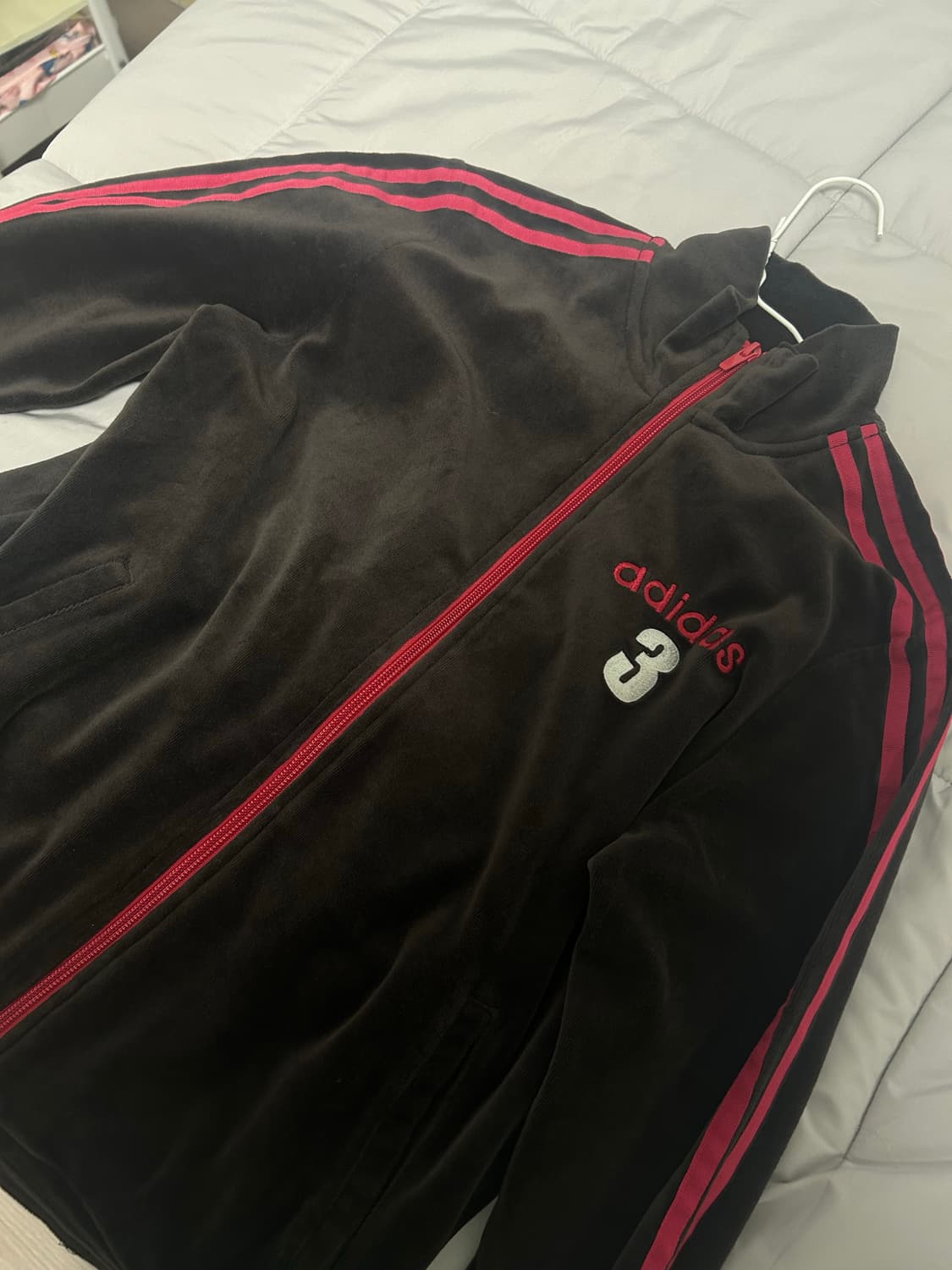 빈티지 아디다스 벨벳 져지 상품이미지1