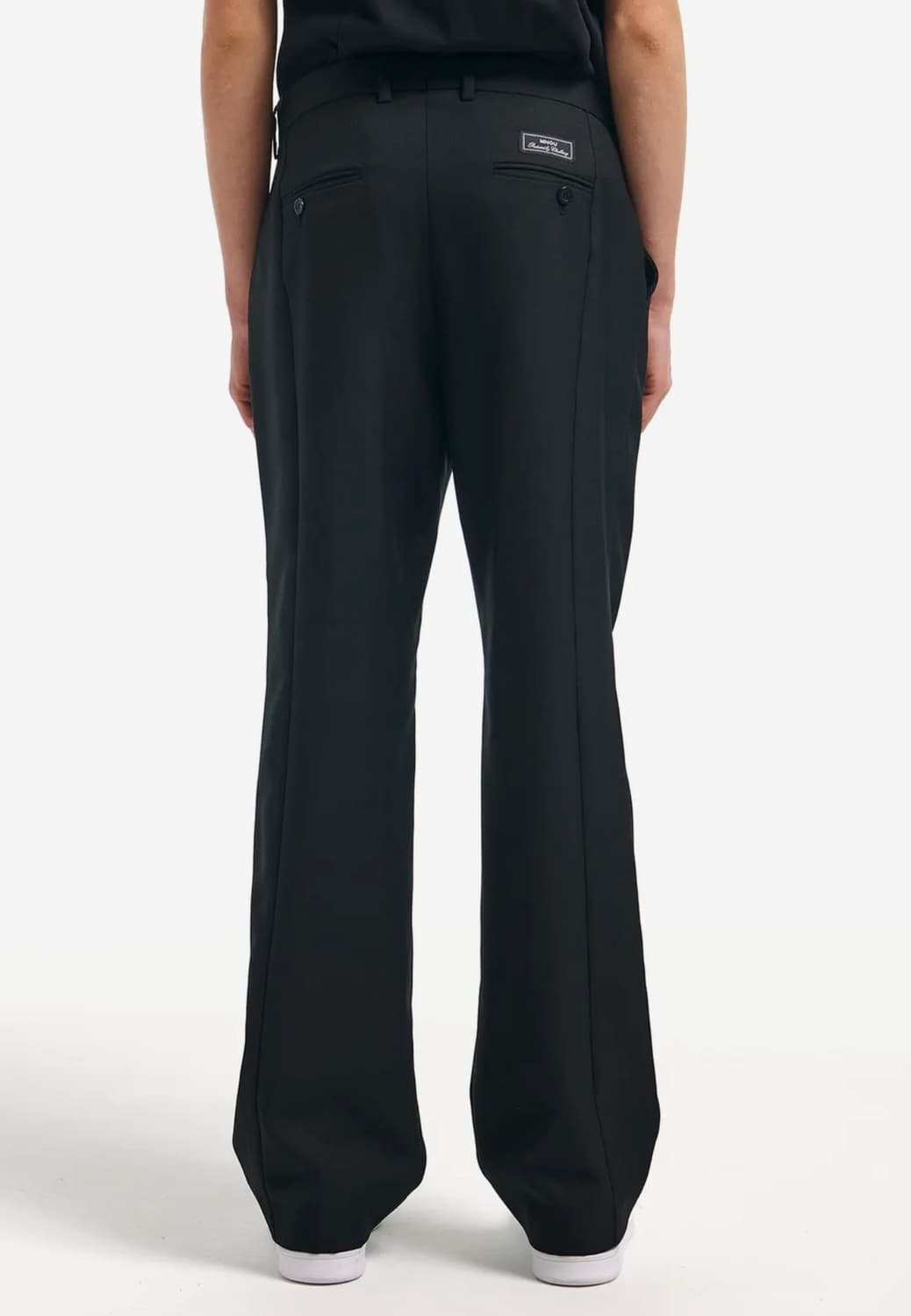 MNGU Wool 플레어 pants in Black 상품이미지5