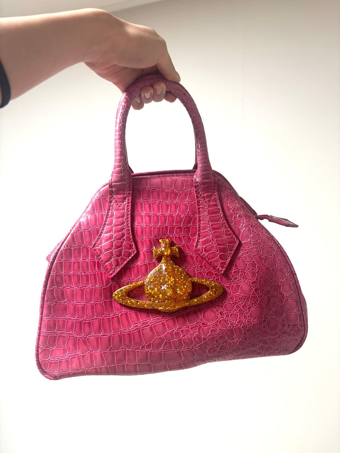 비비안웨스트우드 orb 야스민백 가방 핑크 상품이미지1