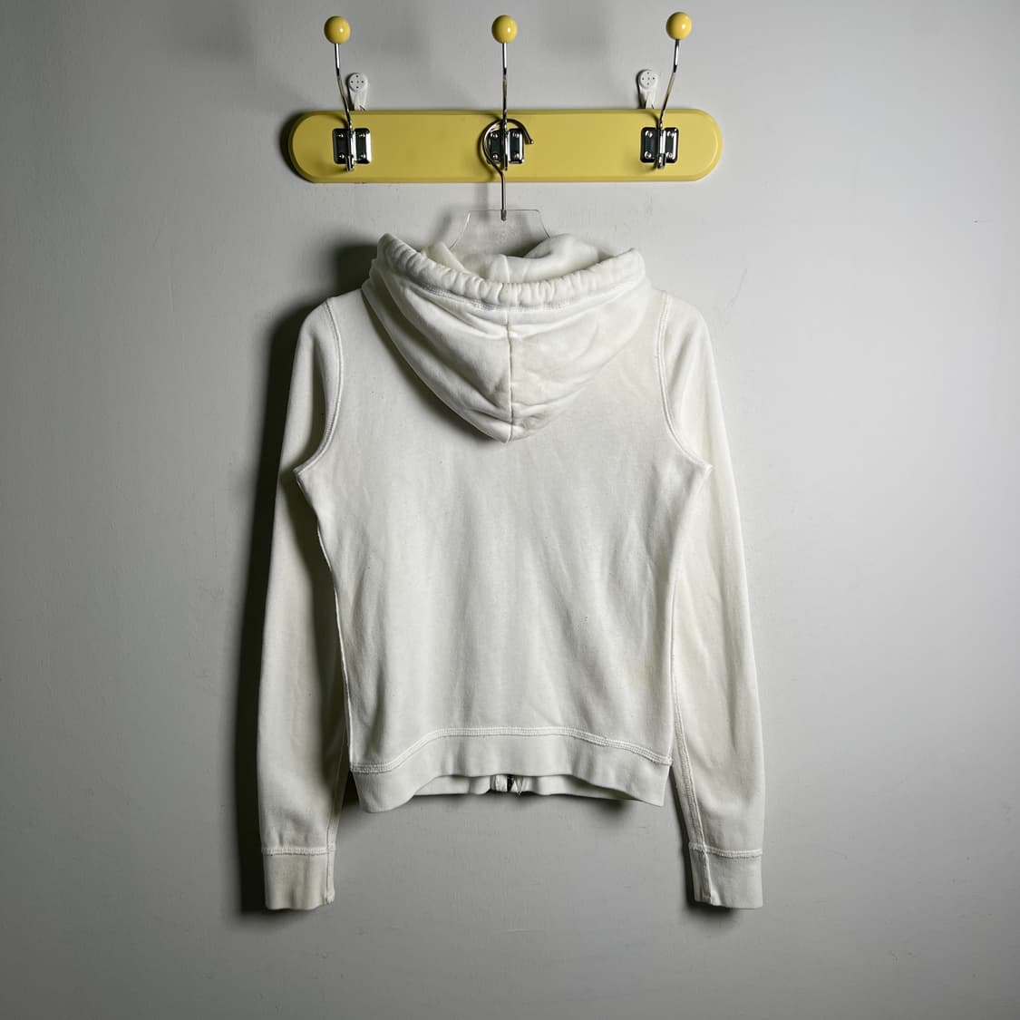 아베크롬비 대장급 y2k 화이트 후드집업 XS 상품이미지2