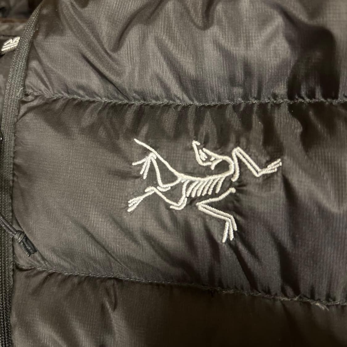 (xl) 아크테릭스 세륨 후디 블랙 다운자켓 상품이미지5