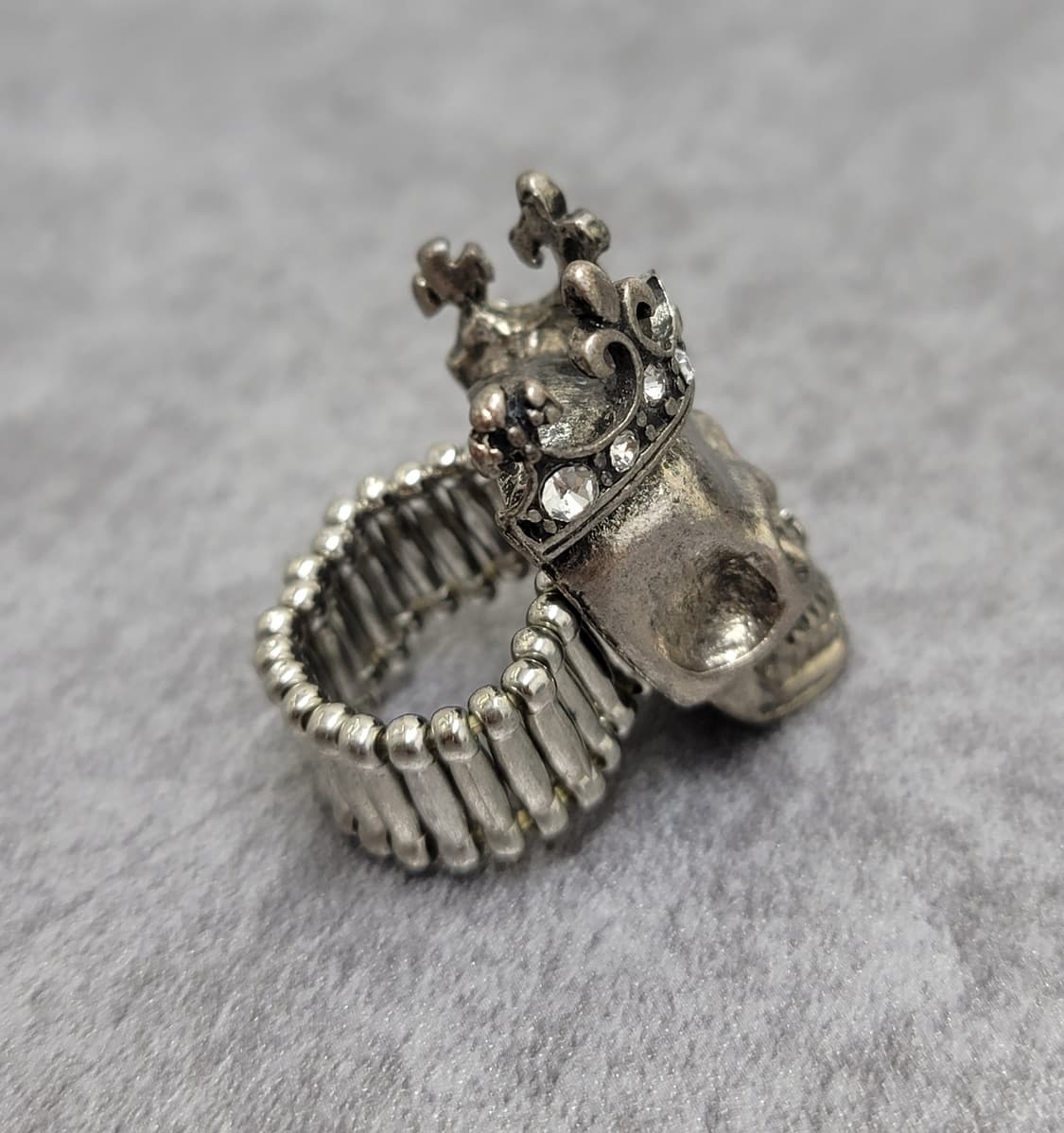 스컬 해골 빈티지반지 상품이미지2