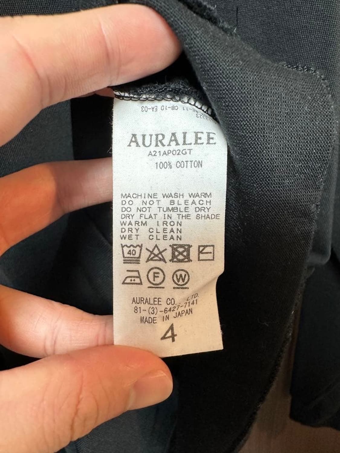 오라리 AURALEE LUSTER PLAITING HI NECK L/S  상품이미지4