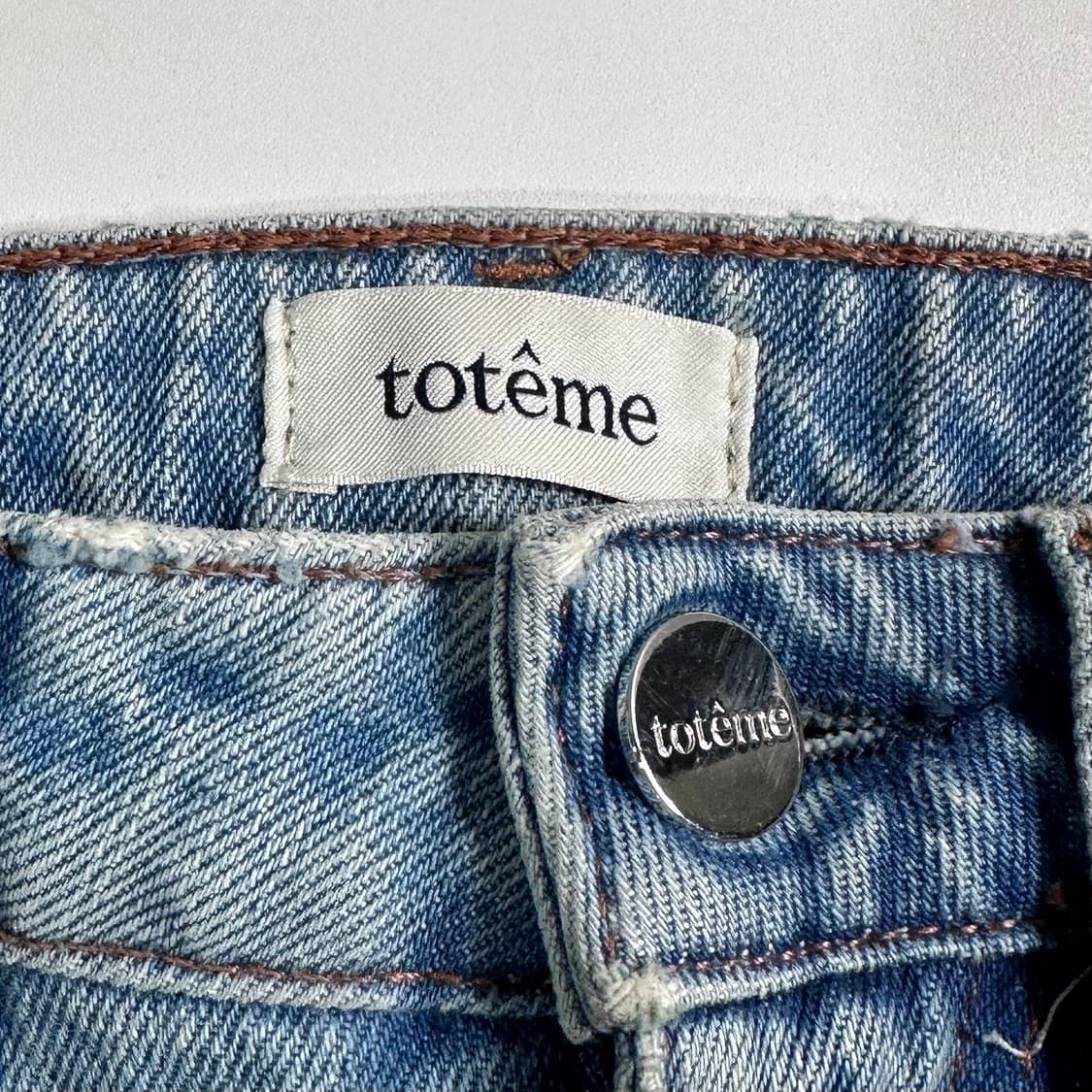 토템 플레어 핏 연청 팬츠  상품이미지8