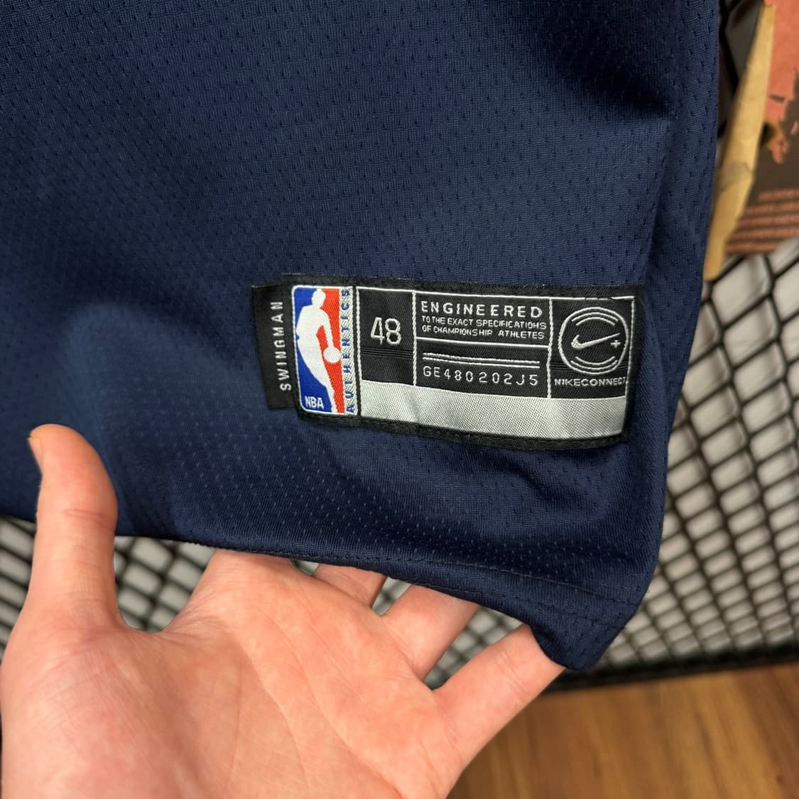 나이키 NBA 덴버 너기츠 시티 에디션 스윙맨 저지 네이비 상품이미지7