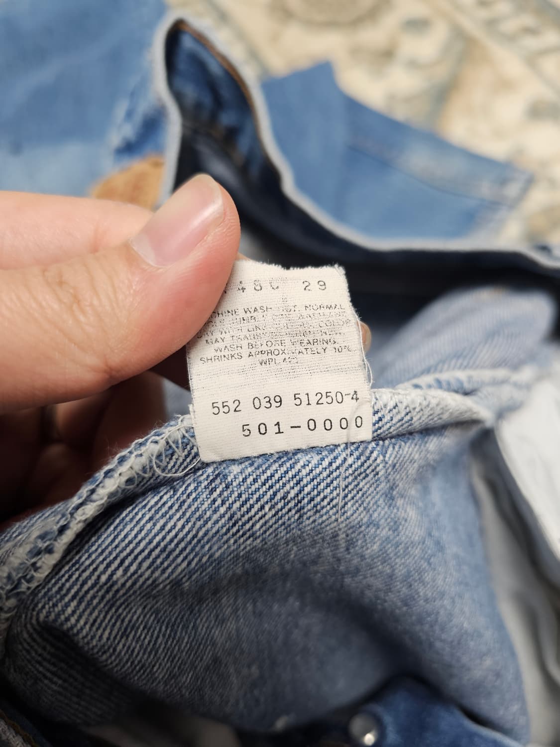 90s 리바이스 501xx USA 데님 상품이미지5