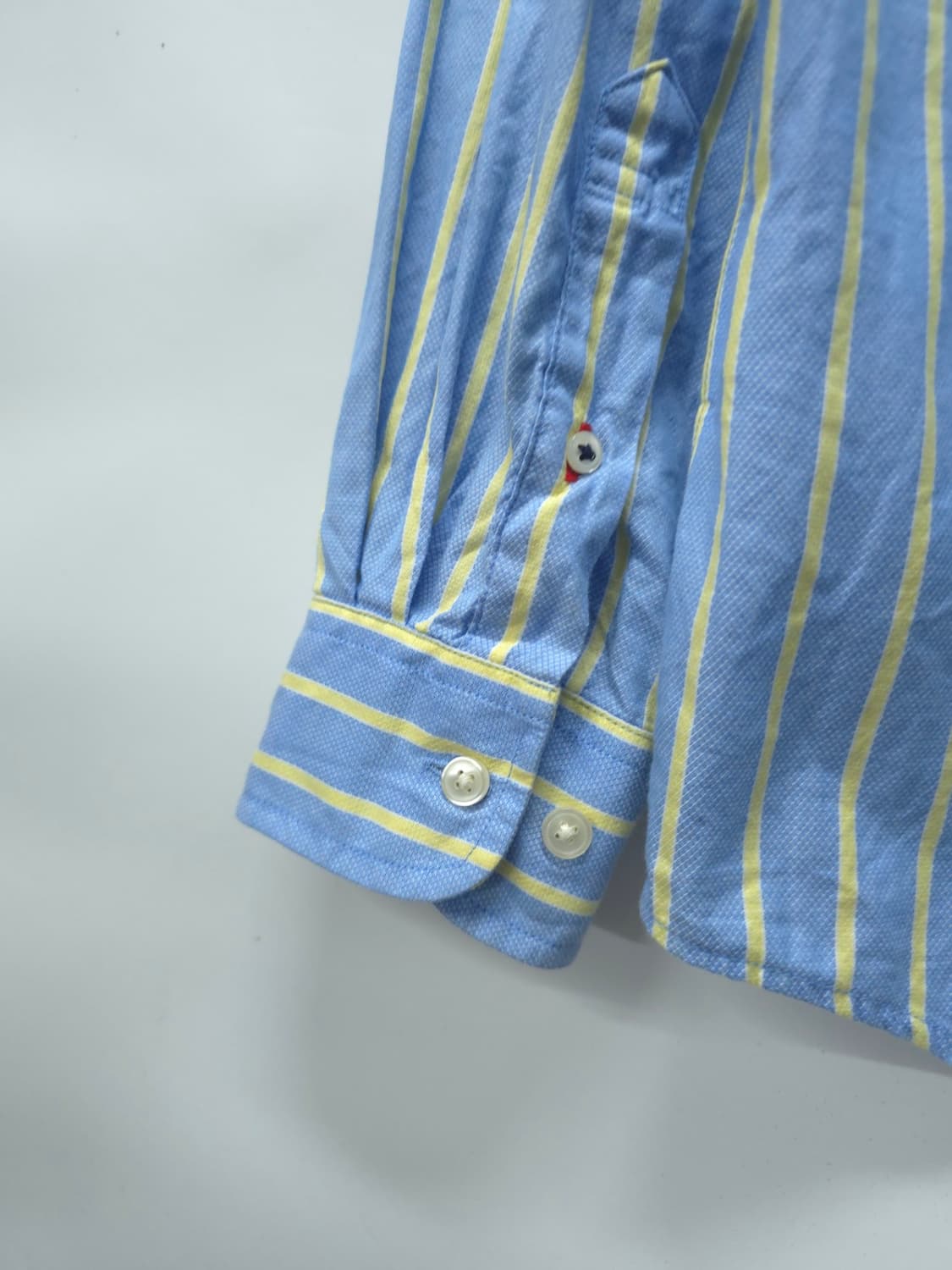 타미힐피거 화사한 옐로우 스트라이프 옥스포드 셔츠 (105) 상품이미지10