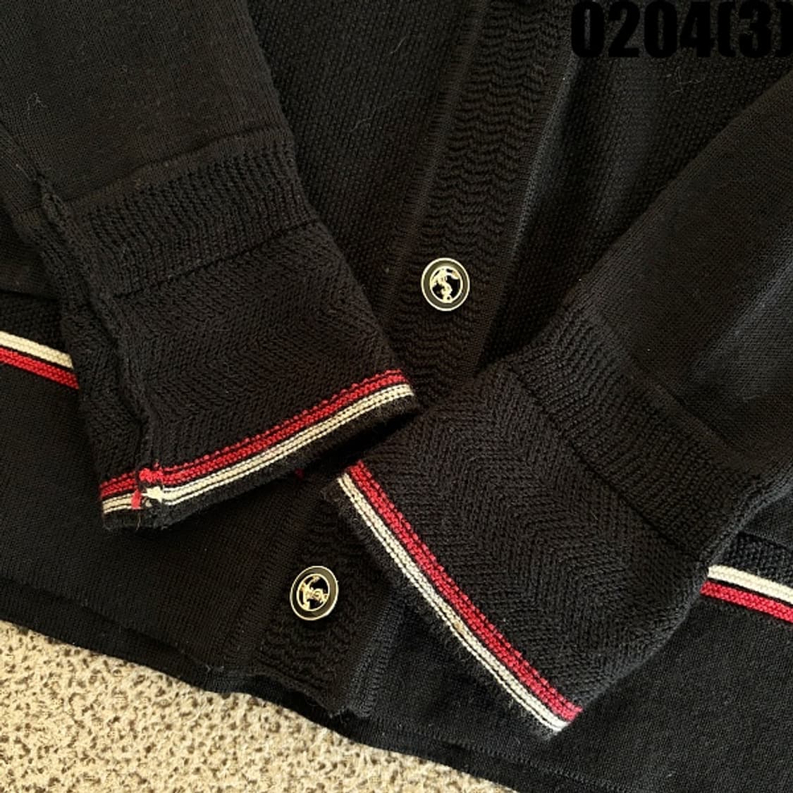 [66] 재재패션 여성 울혼방 브이넥 퍼프소매 니트 가디건 0204(3) 상품이미지3