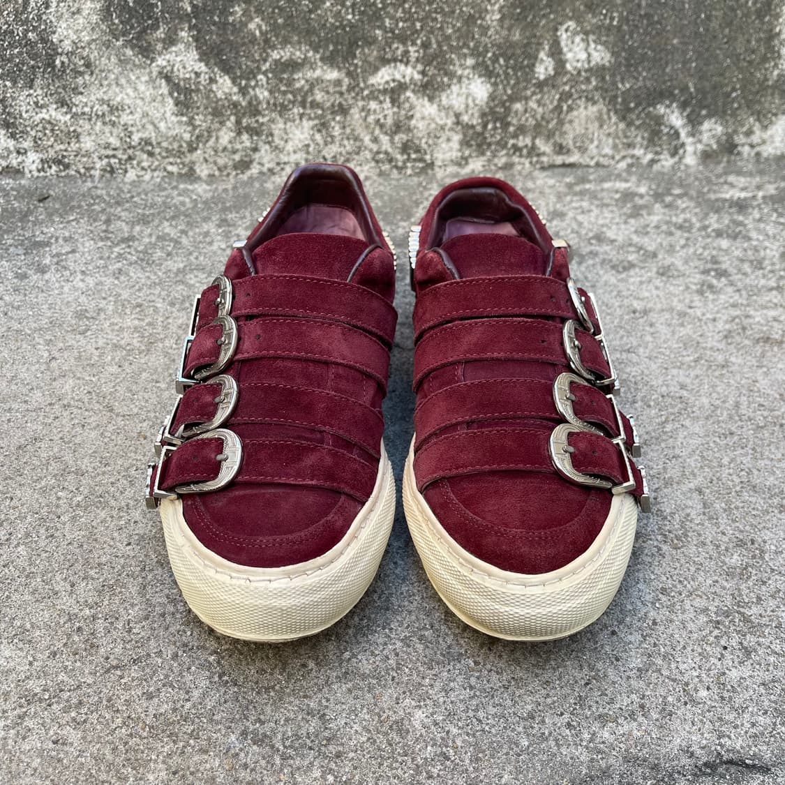 [38] TOGA 버건디 스웨이드 스니커즈 (240~245) 상품이미지2